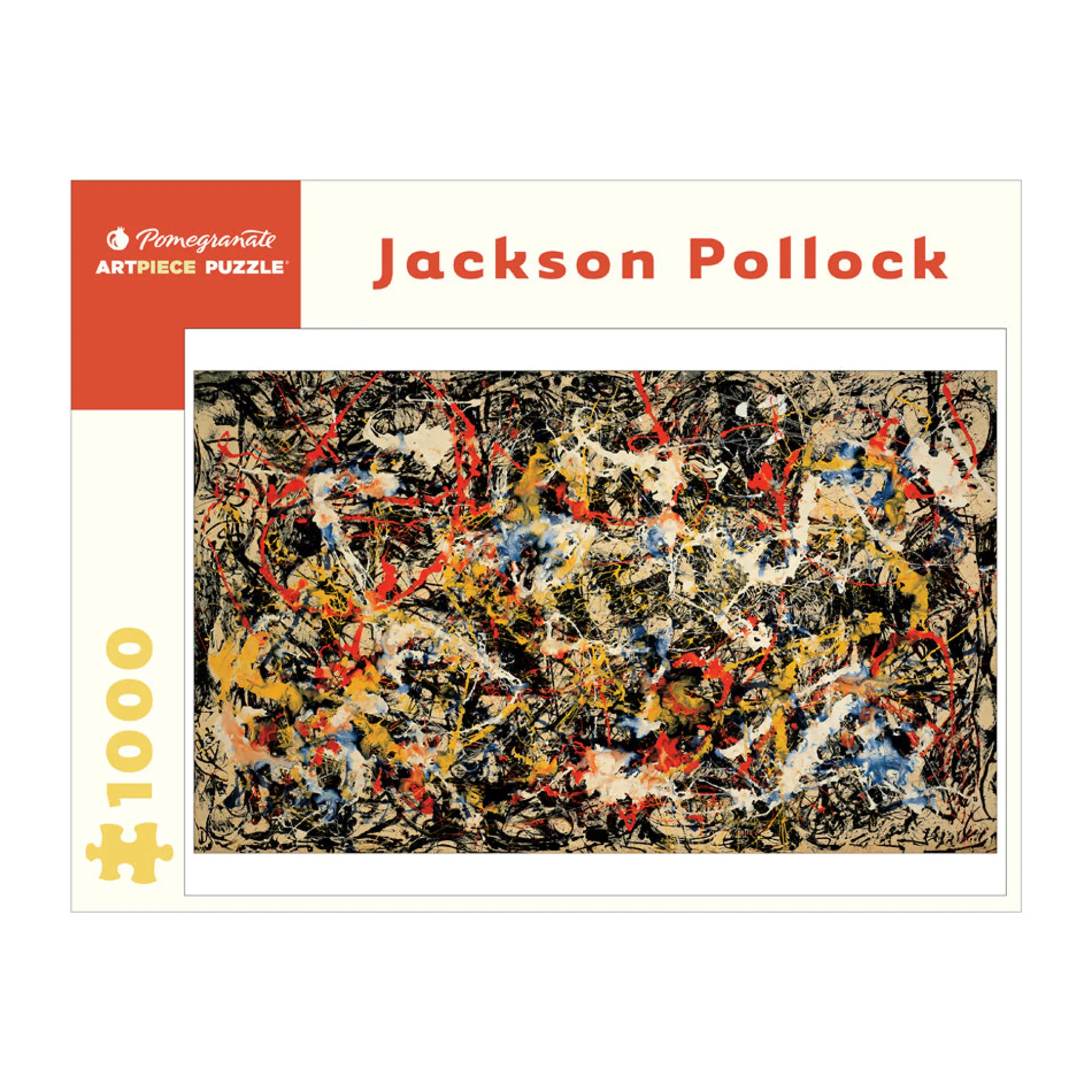 Pomegranate Jackson Pollock Convergence 1000-Piece Jigsaw Puzzle
