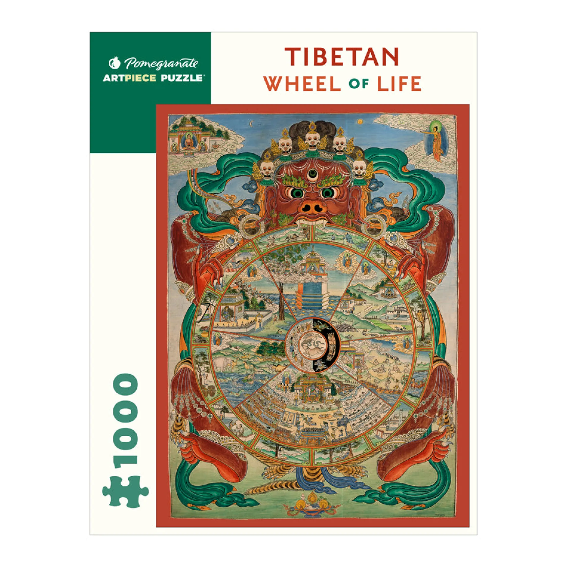 Pomegranate Tibetan Wheel of Life Jigsaw Puzzle - 1000 pc
