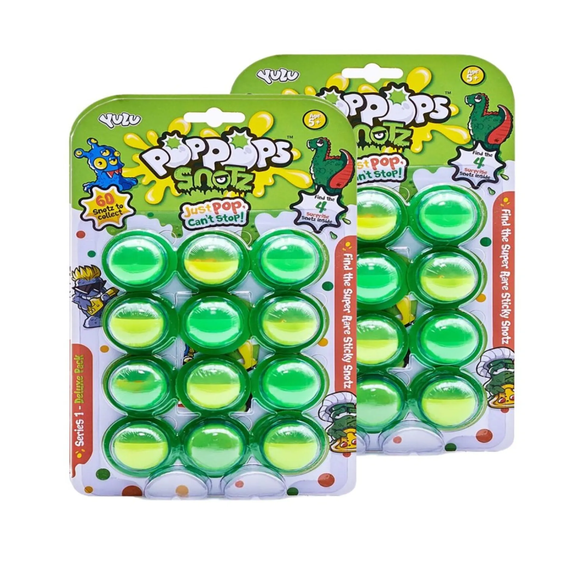 Pop Pops Snotz Deluxe Blind Pack - 24 Pieces (Colors/Styles May Vary)