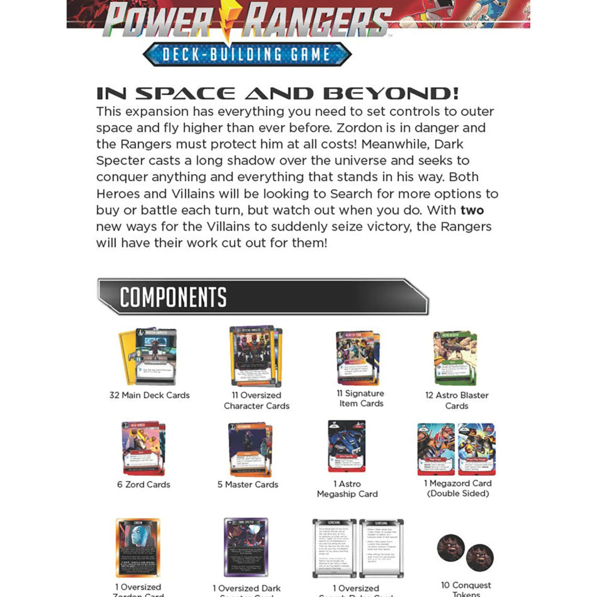 Power Rangers Deck-Building Game: Flying Higher Expansion Set