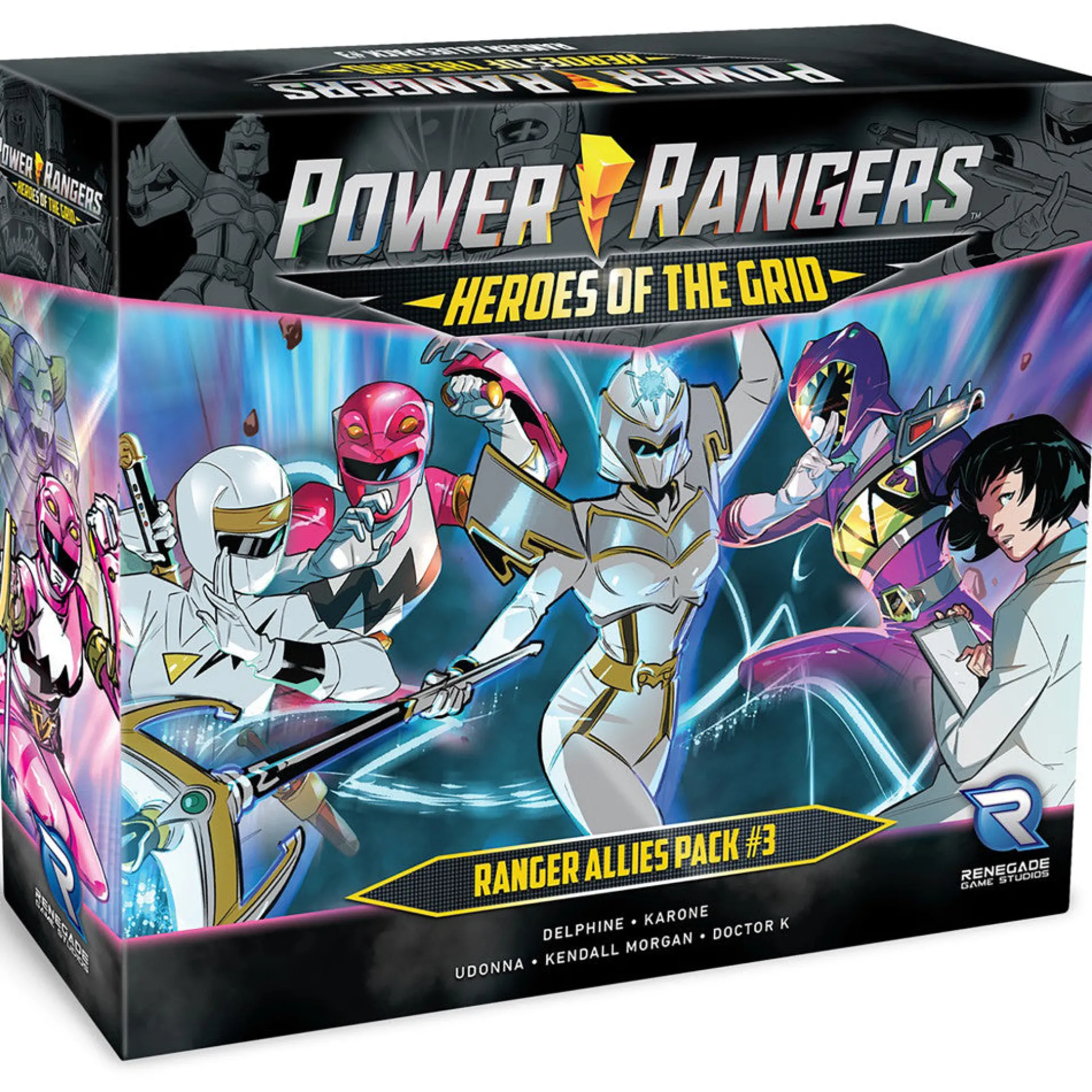 Power Rangers Heroes of the Grid: Ranger Allies Pack #3 Expansion Set