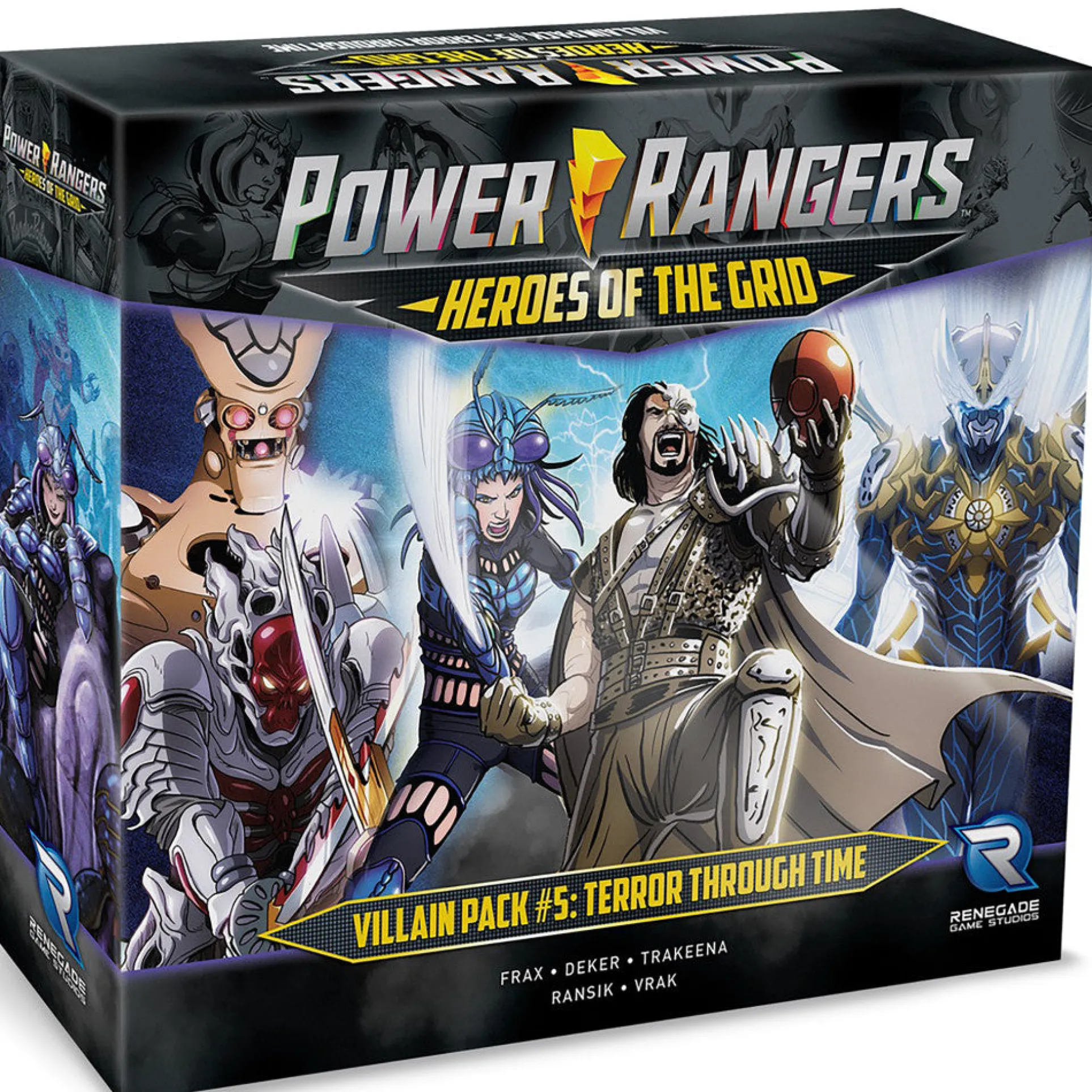 Power Rangers Heroes of the Grid: Terror Through Time Villain Pack #5 Expansion