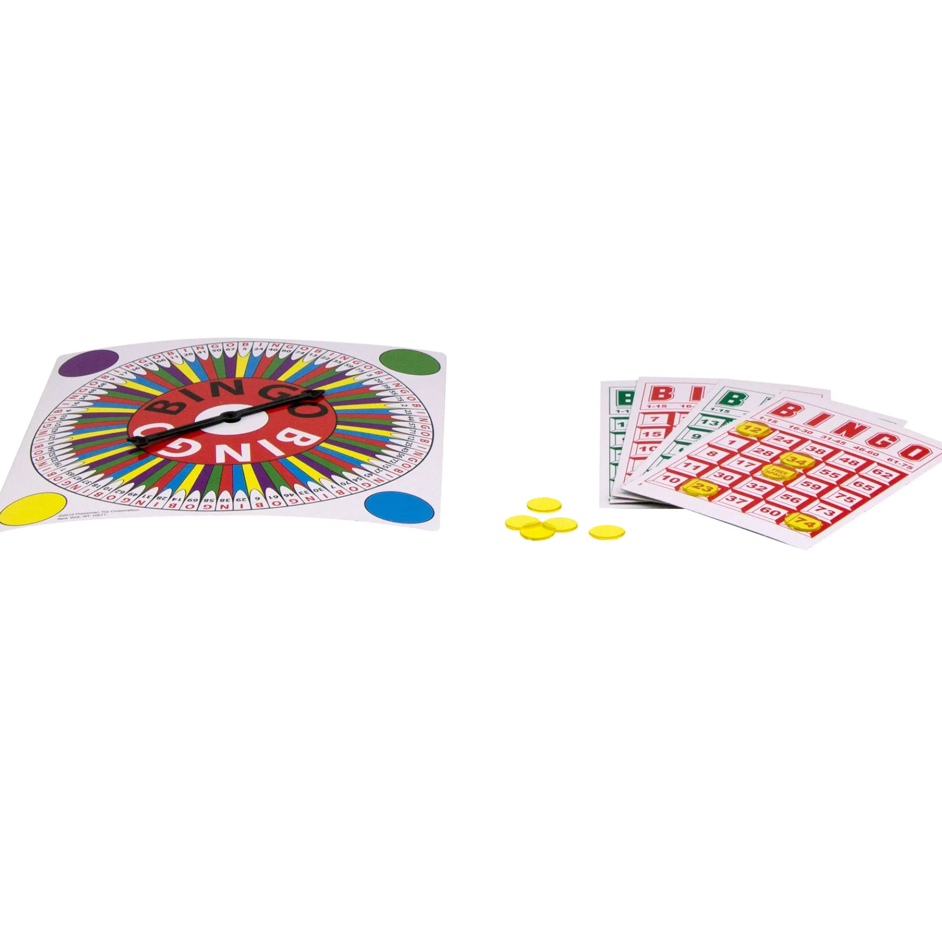 Pressman Colorful Spin & Mark Bingo Game, Triple Pack