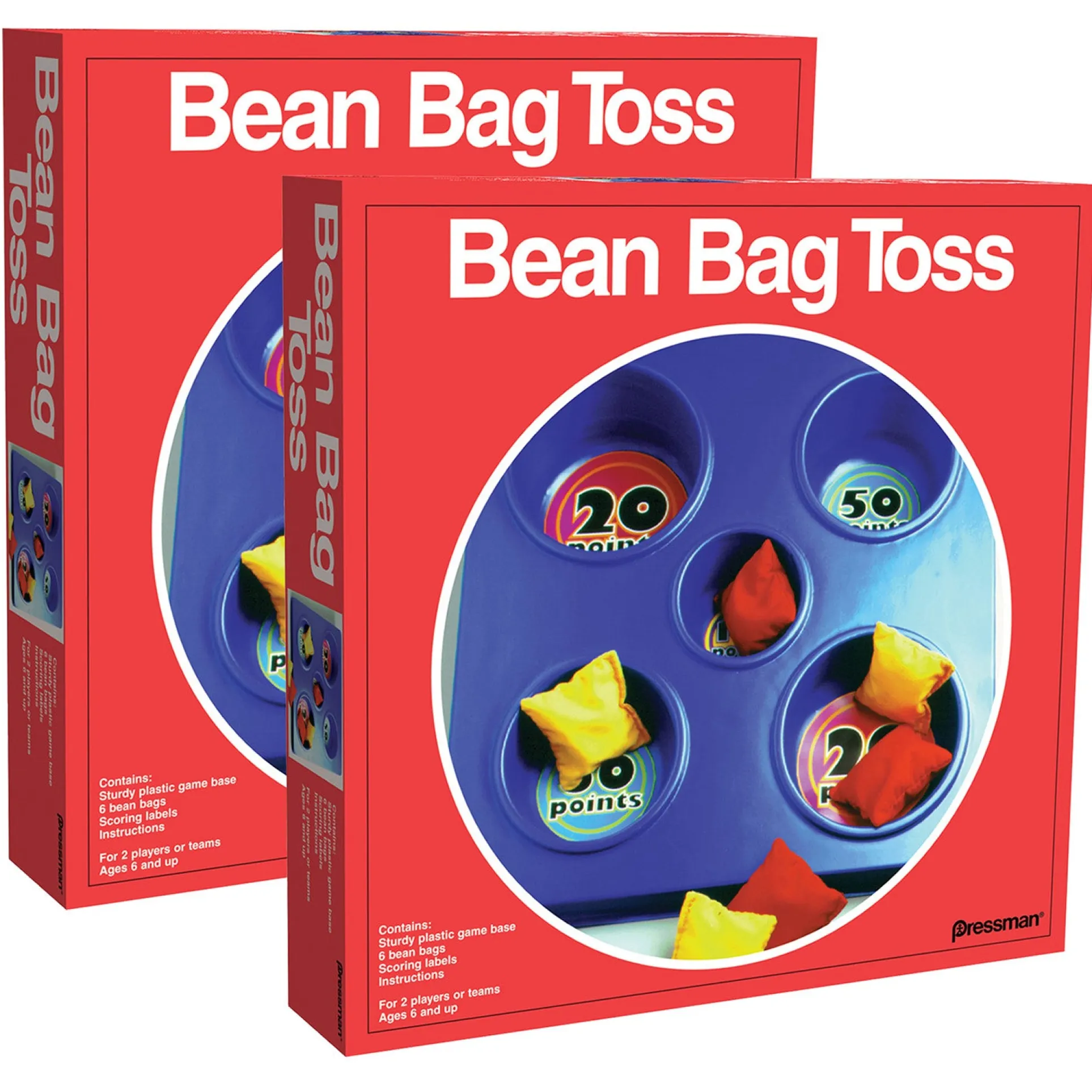 Pressman Dual Pack Bean Bag Toss Game - Multicolor Outdoor Fun