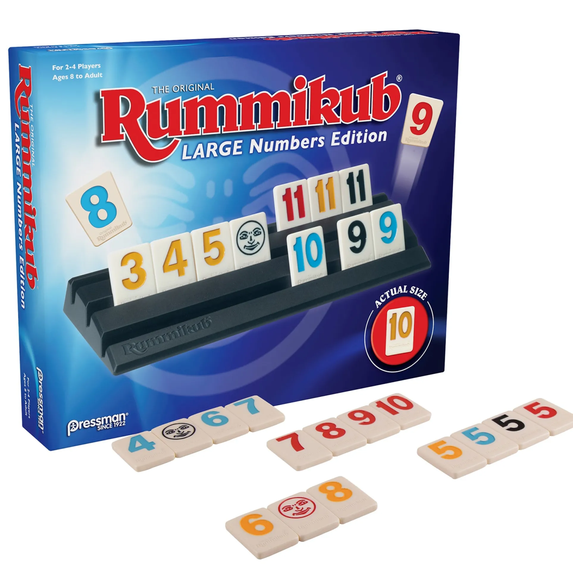Pressman Large Number Rummikub Board Game