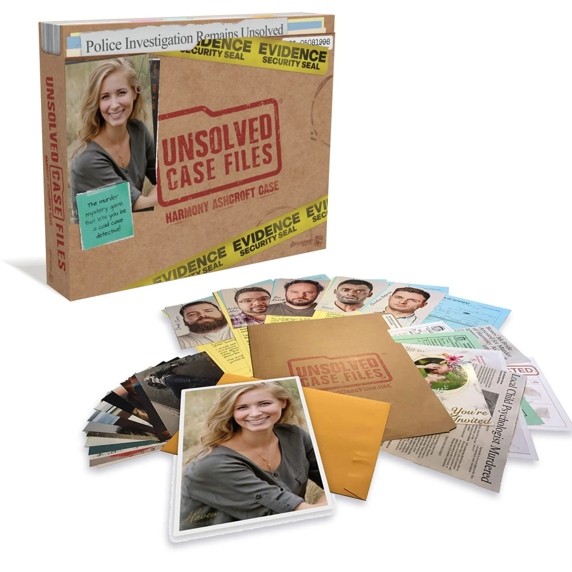 Pressman Unsolved Case Files Interactive Detective Game