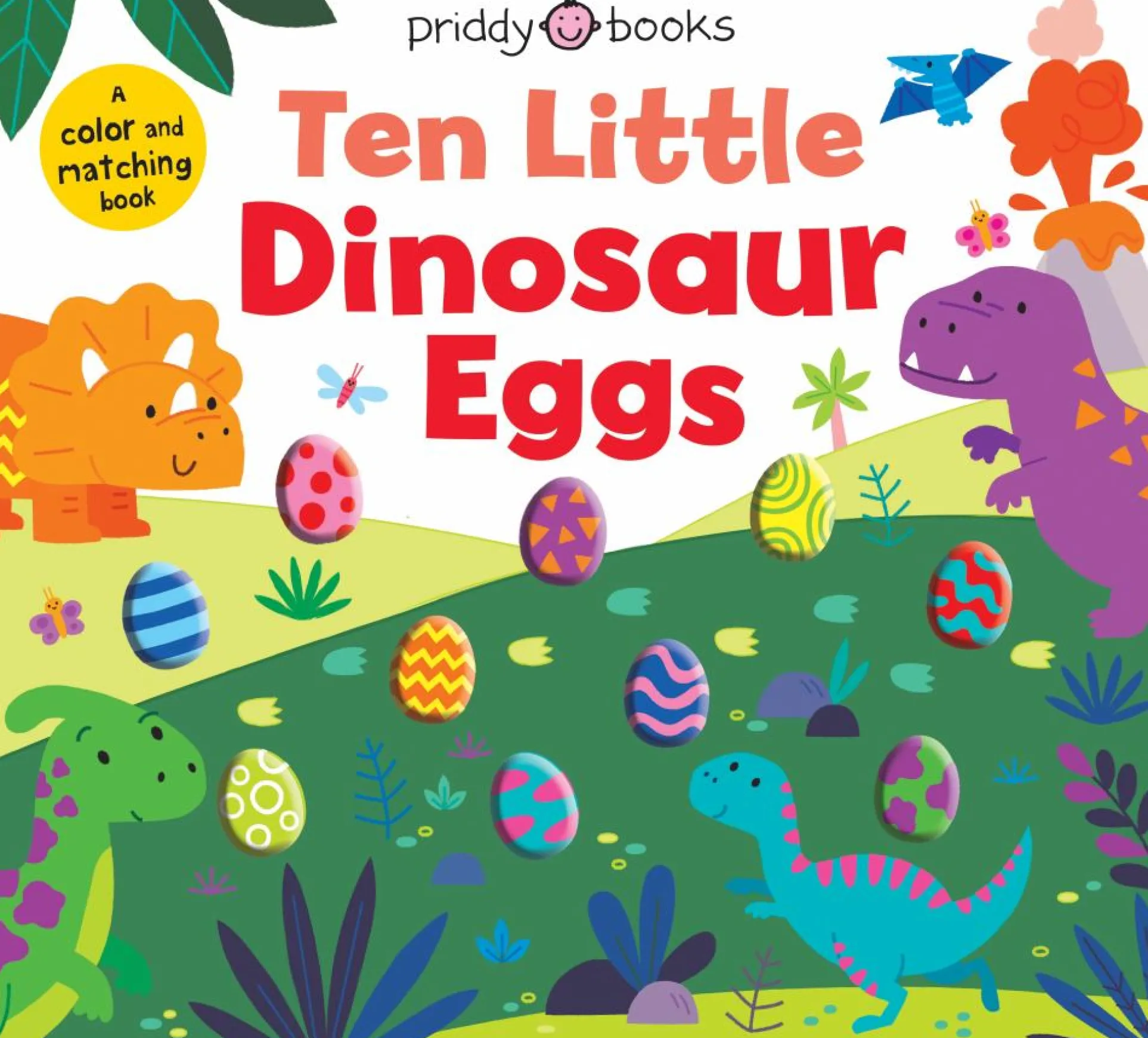 Priddy Books Little Squishies: Ten Little Dinosaur Eggs Interactive Board Book
