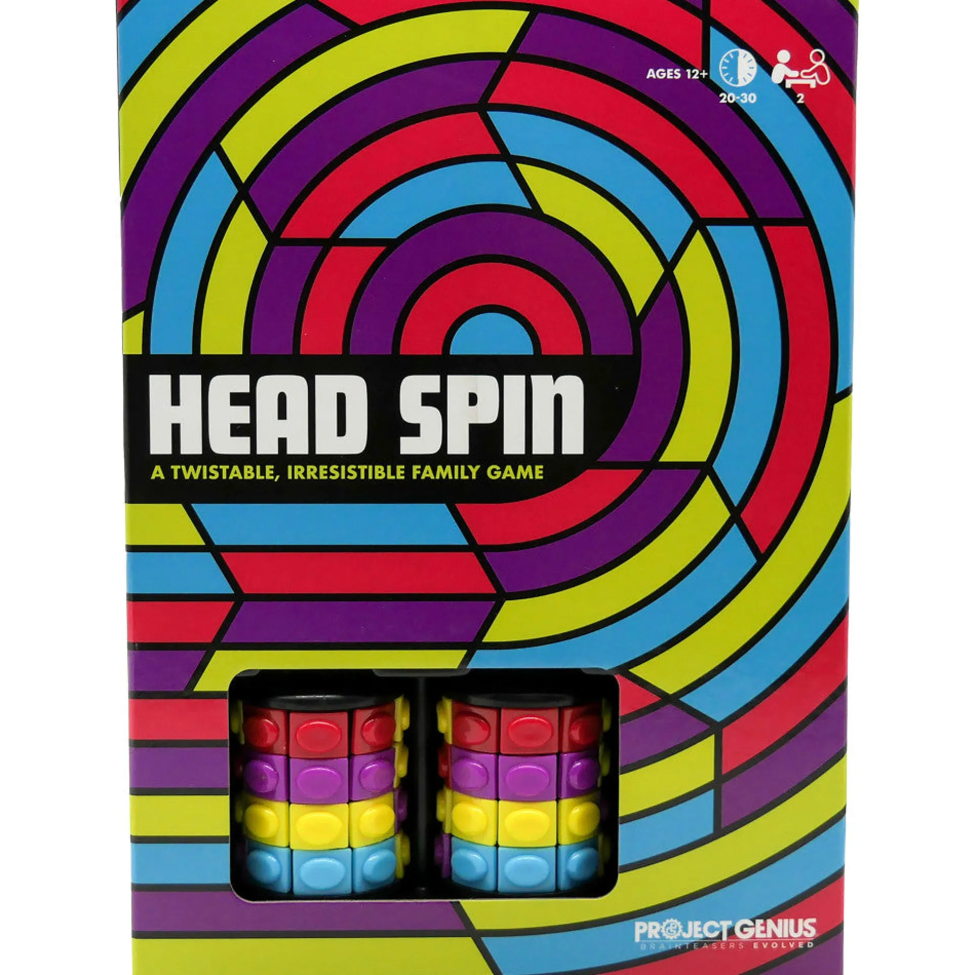 Project Genius Head Spin Brain-Teasing Fidget Spinner Game