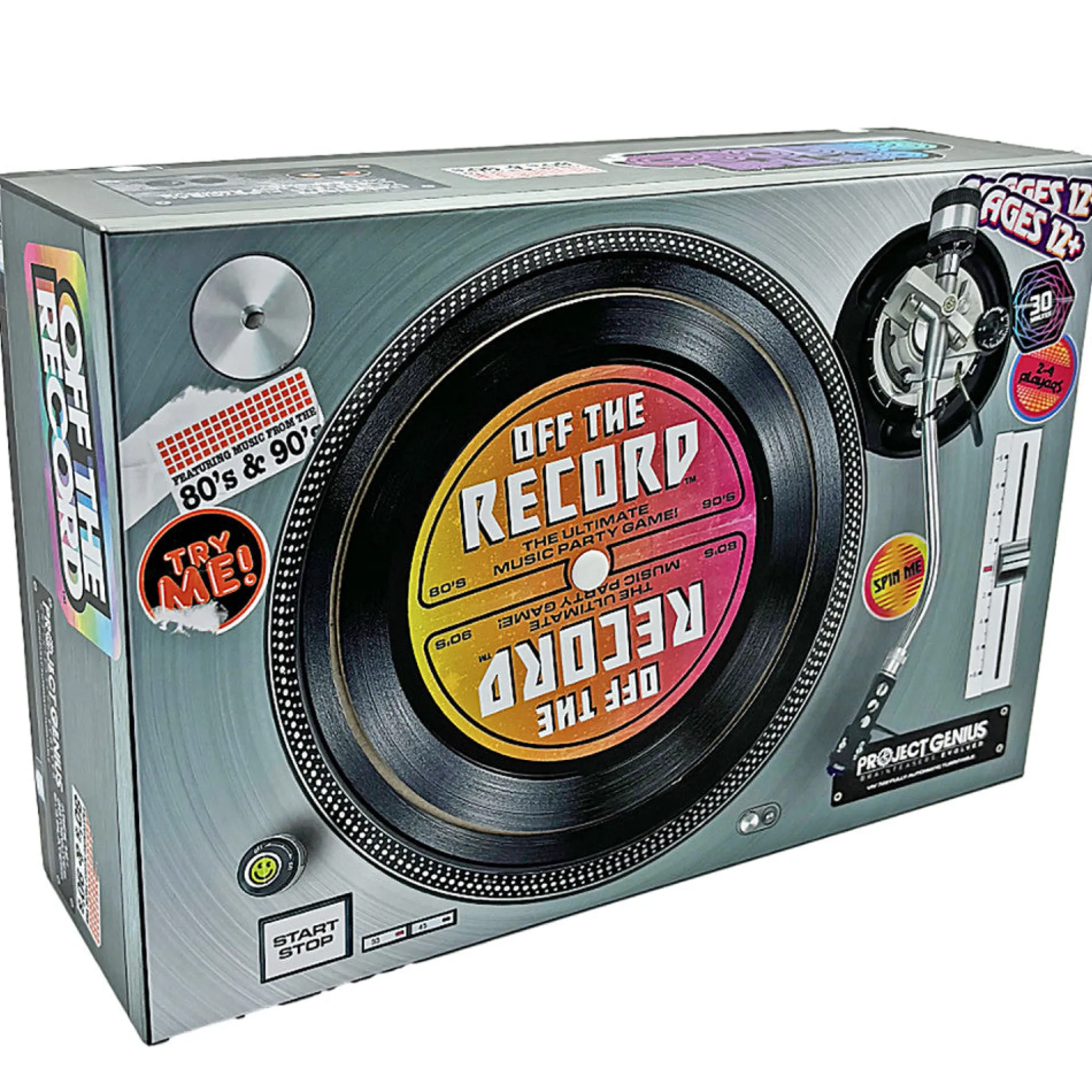 Project Genius: Off the Record - 80's & 90's Music Party Game