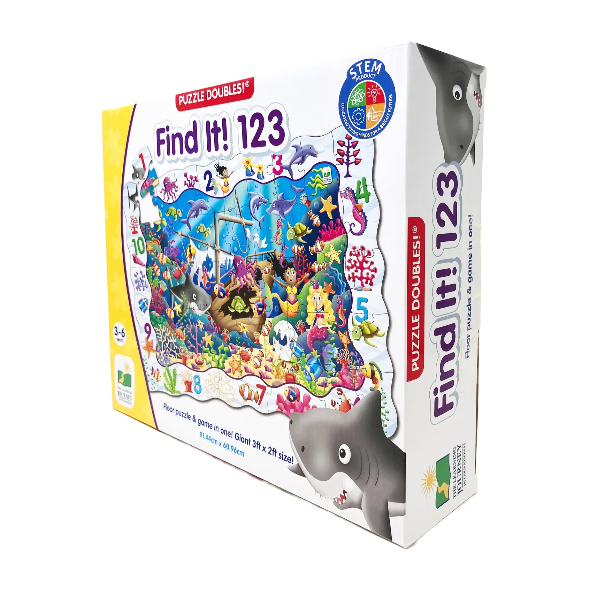 Puzzle Doubles! Find It Underwater Adventure - 50 pc