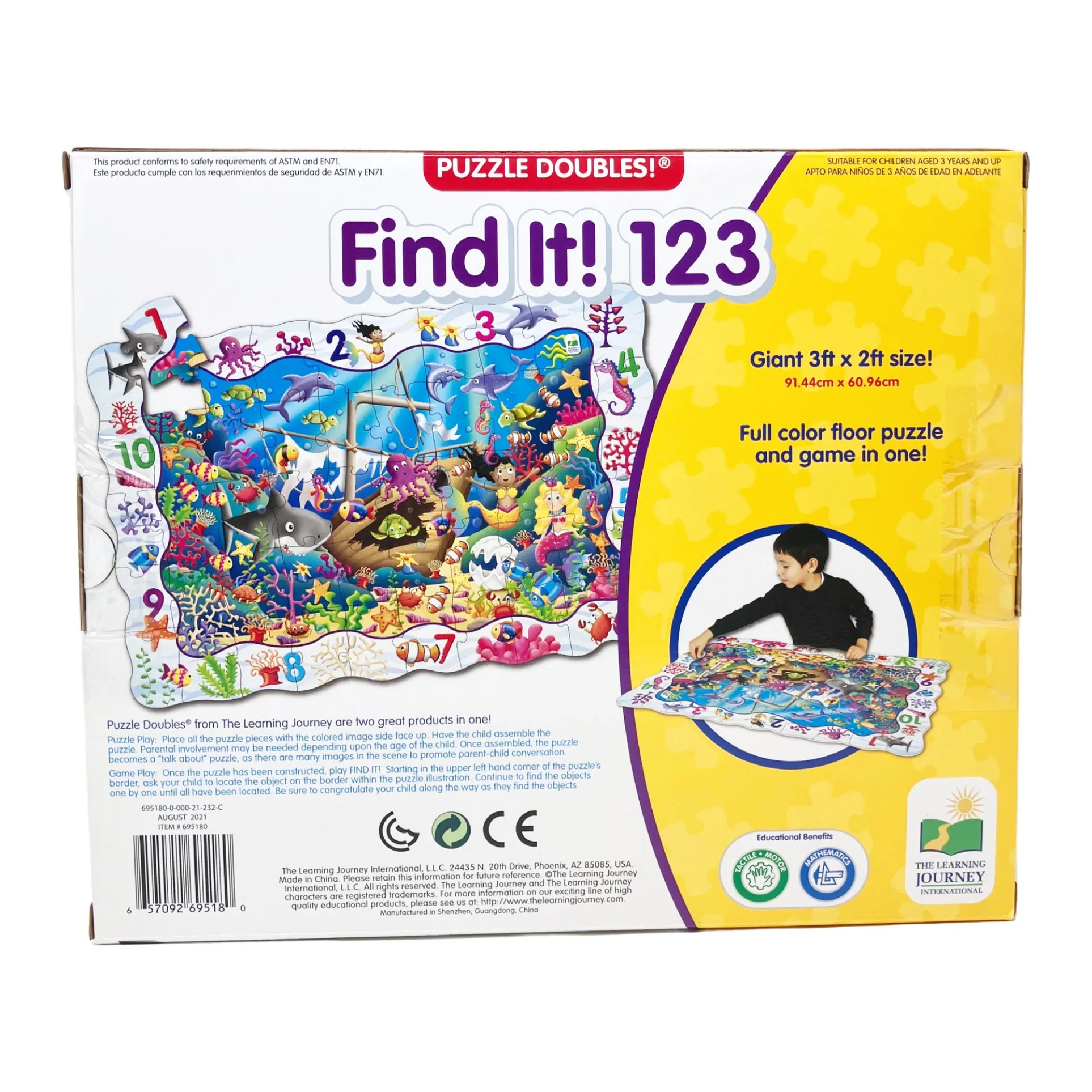 Puzzle Doubles! Find It Underwater Adventure - 50 pc