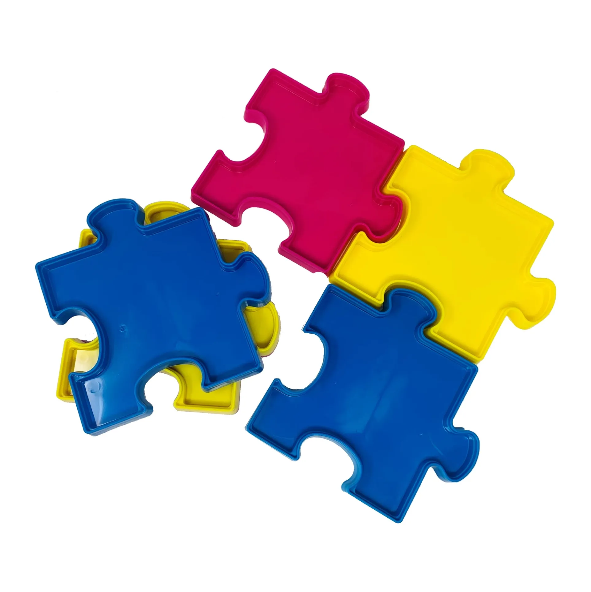 Puzzle Sort & Save Colorful Organizing Trays