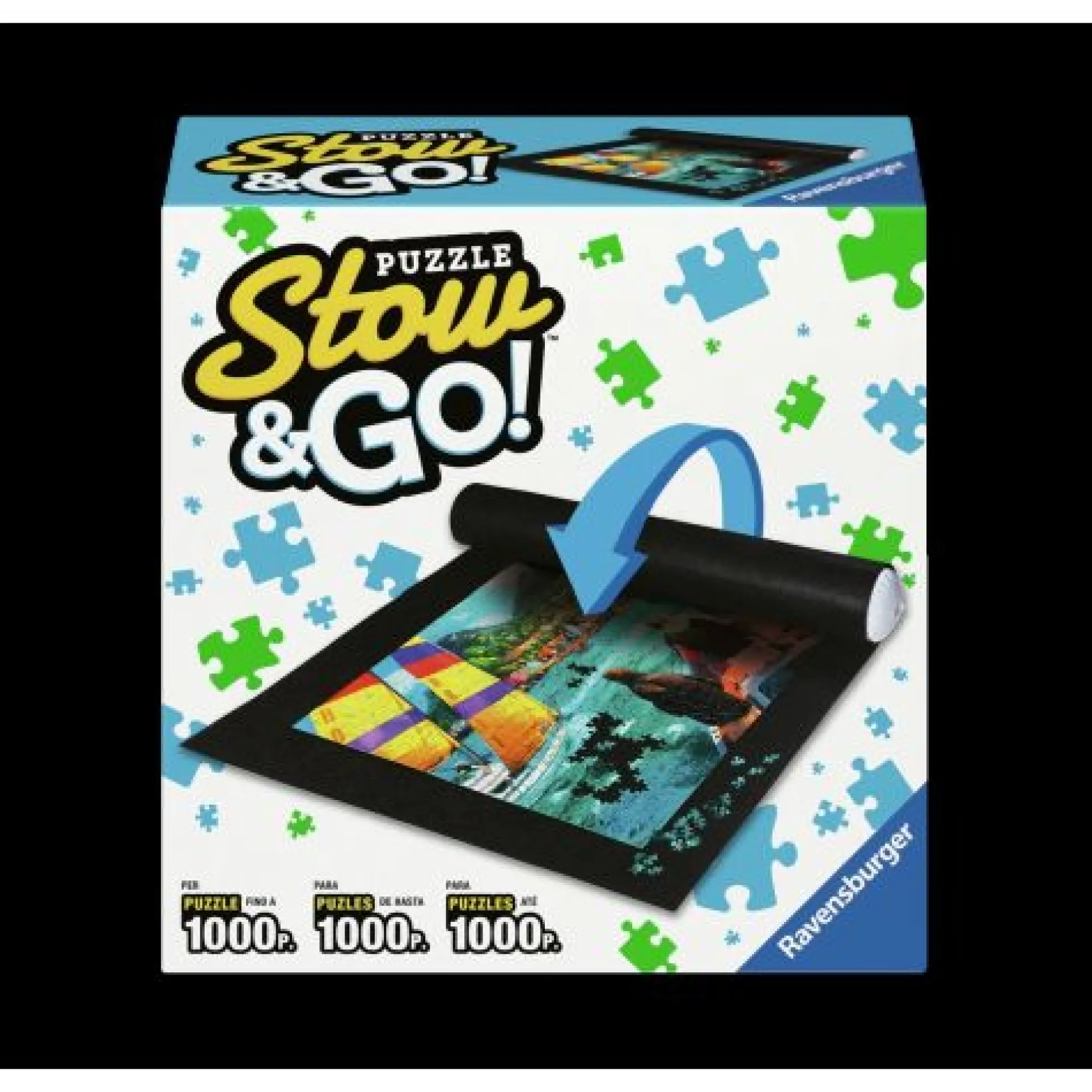 Puzzle Stow & Go Mat with Secure Strapping System