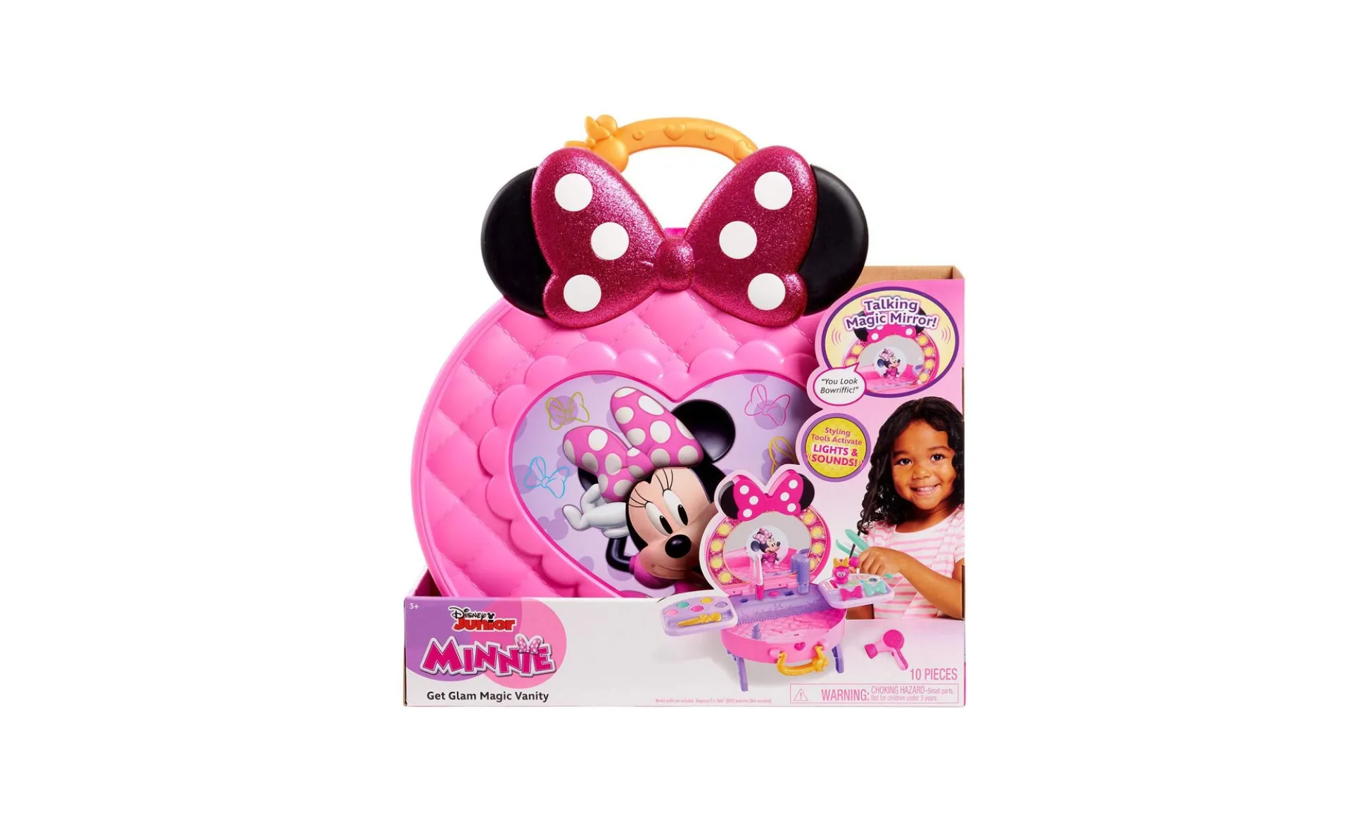 Disney Minnie Mouse Get Glam Magic Vanity Playset
