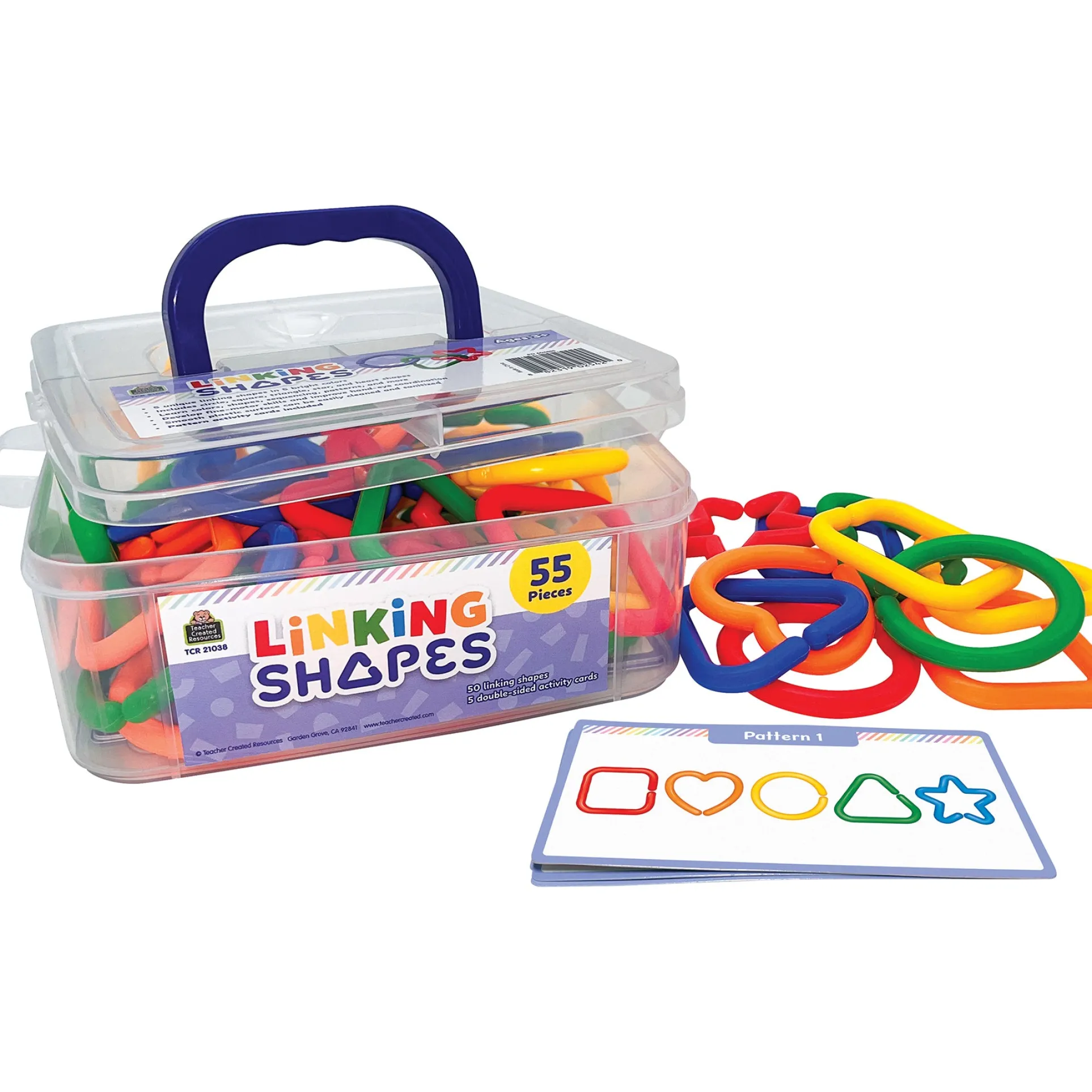 Teacher Created Resources Linking Shapes - Educational Color & Shape Recognition Set