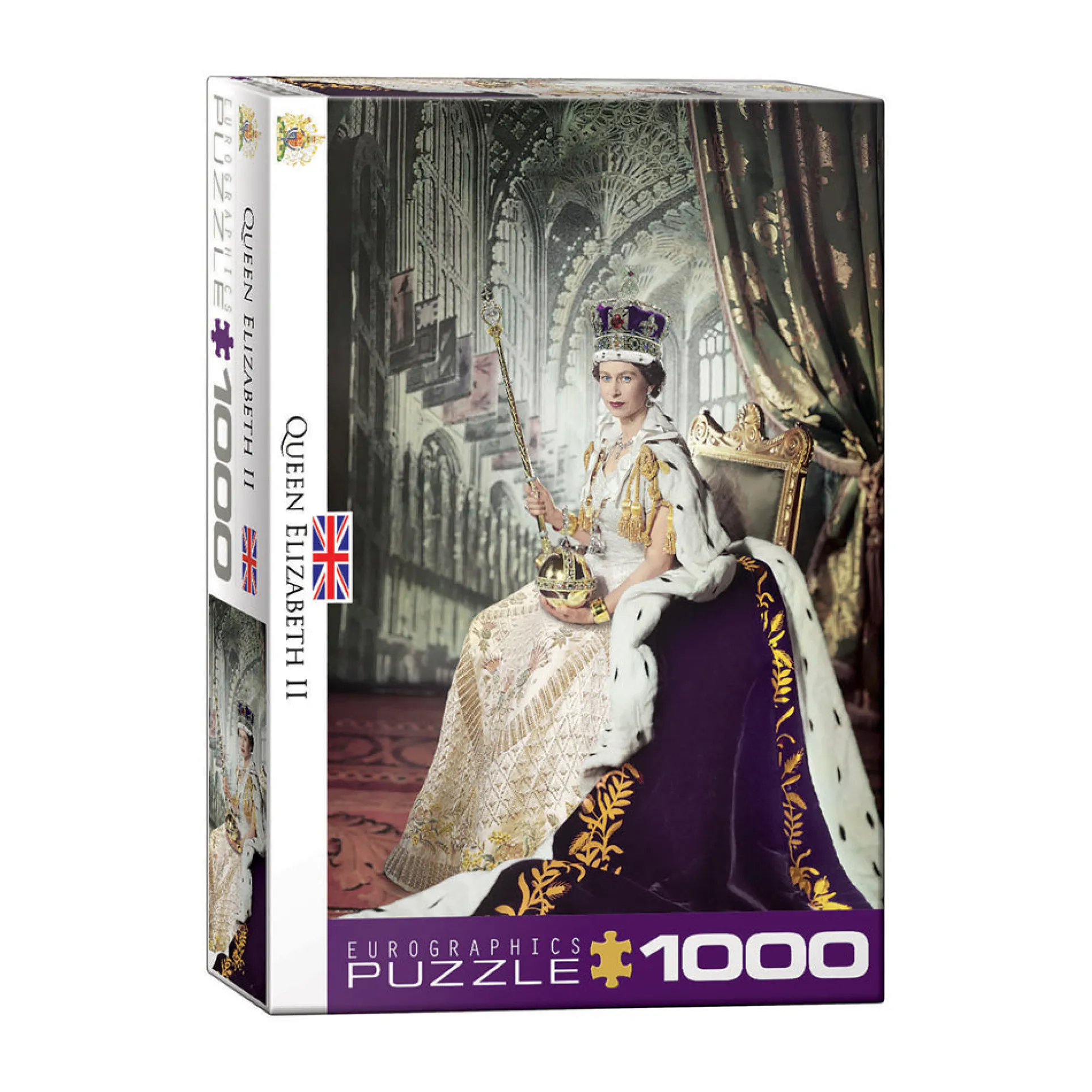 Queen Elizabeth II Coronation Day 1000-Piece Jigsaw Puzzle