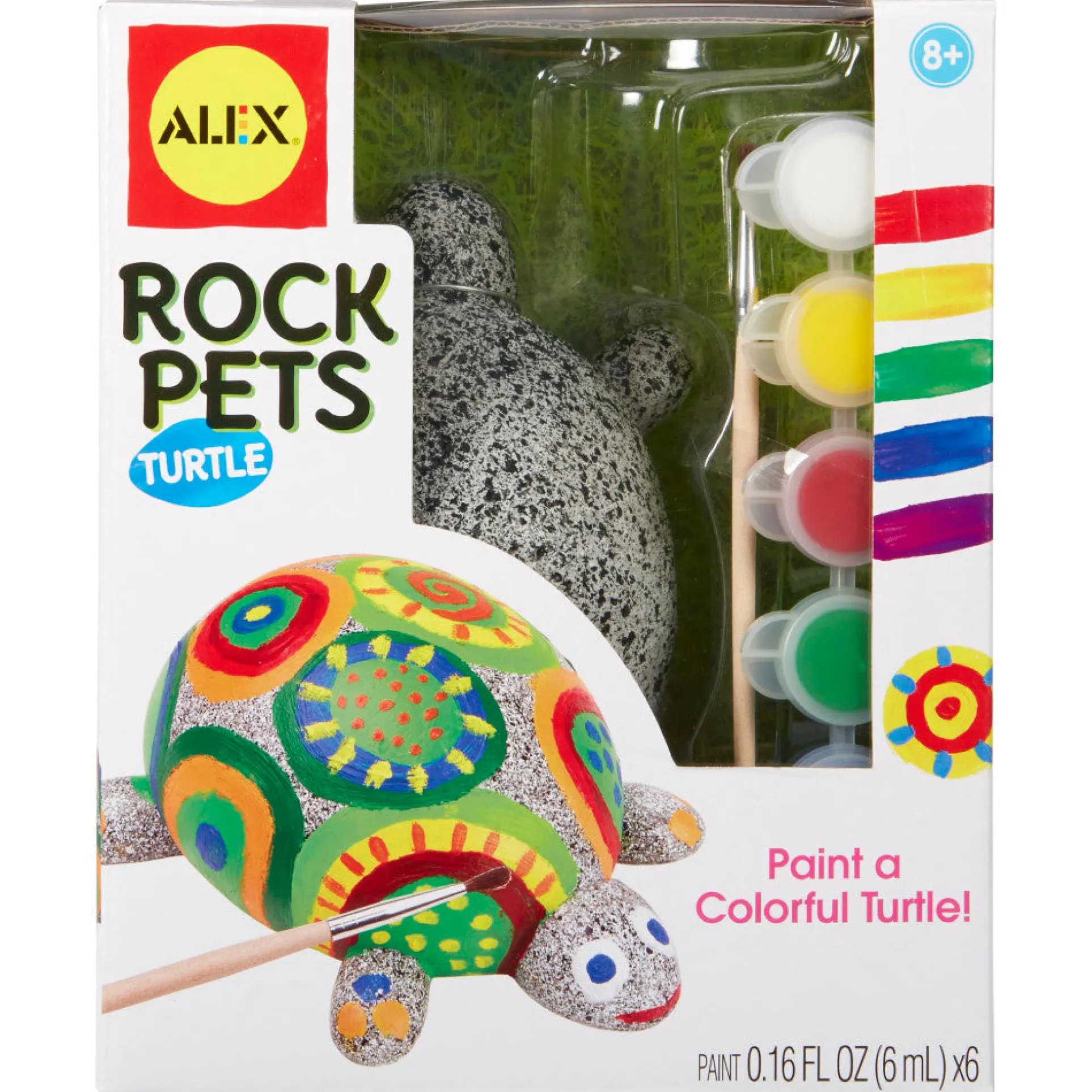 ALEX Toys Craft Rock Pets Turtle, Paint & Personalize Your Pet - Multicolor