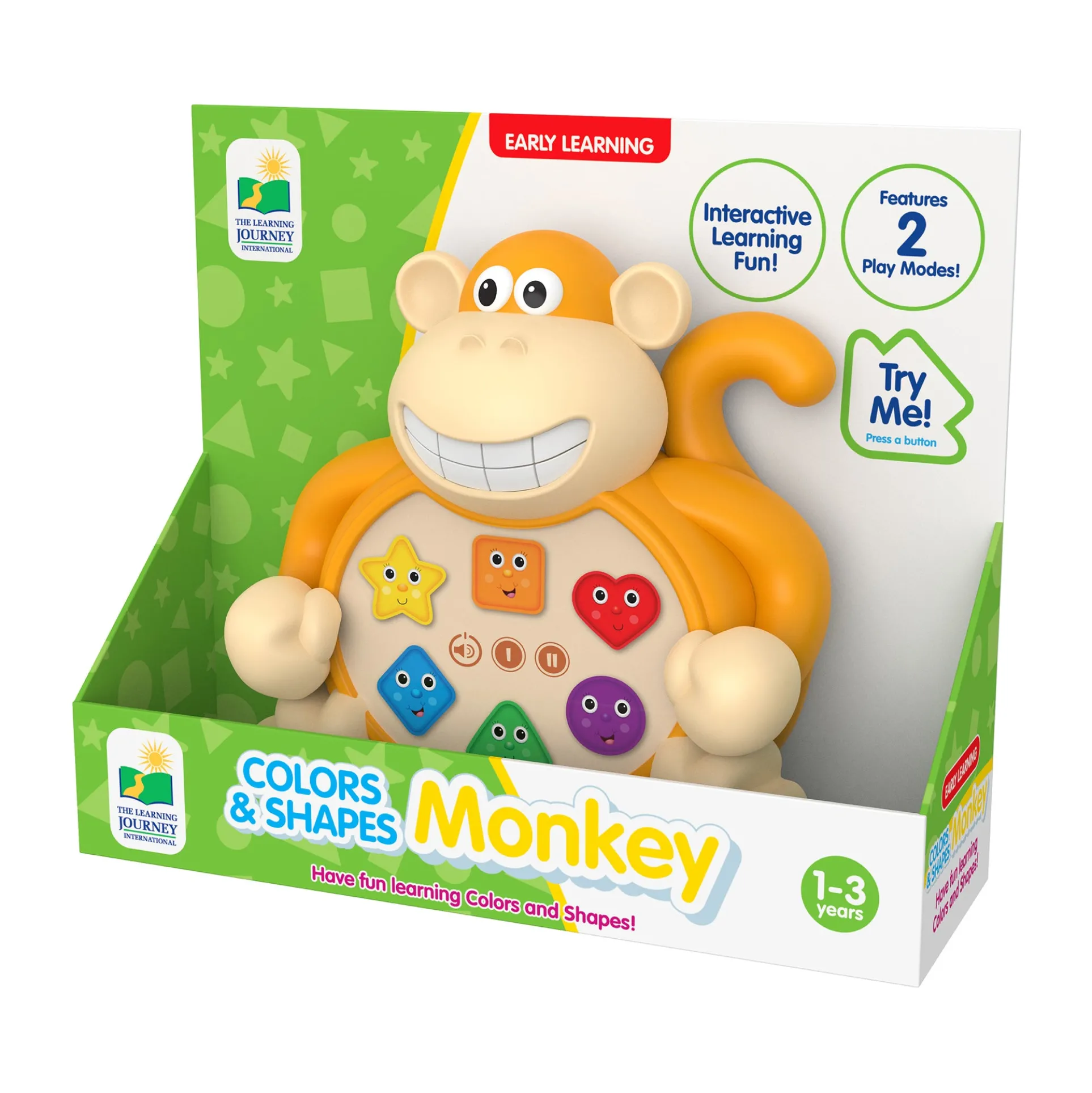 Early Learning Colors & Shapes Monkey - Interactive Educational Toy