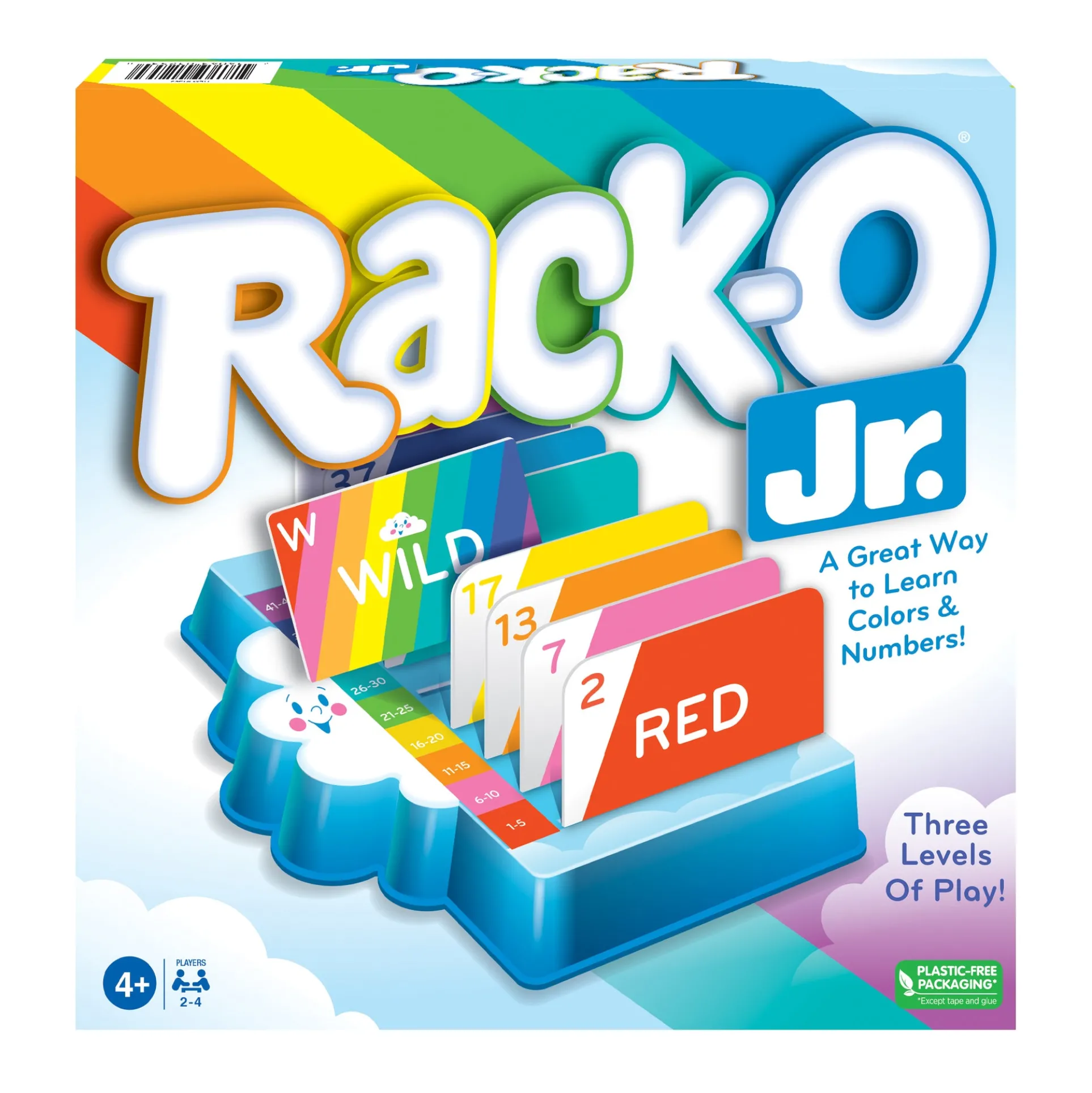 Rack-O Jr. Rainbow Sequence Card Game