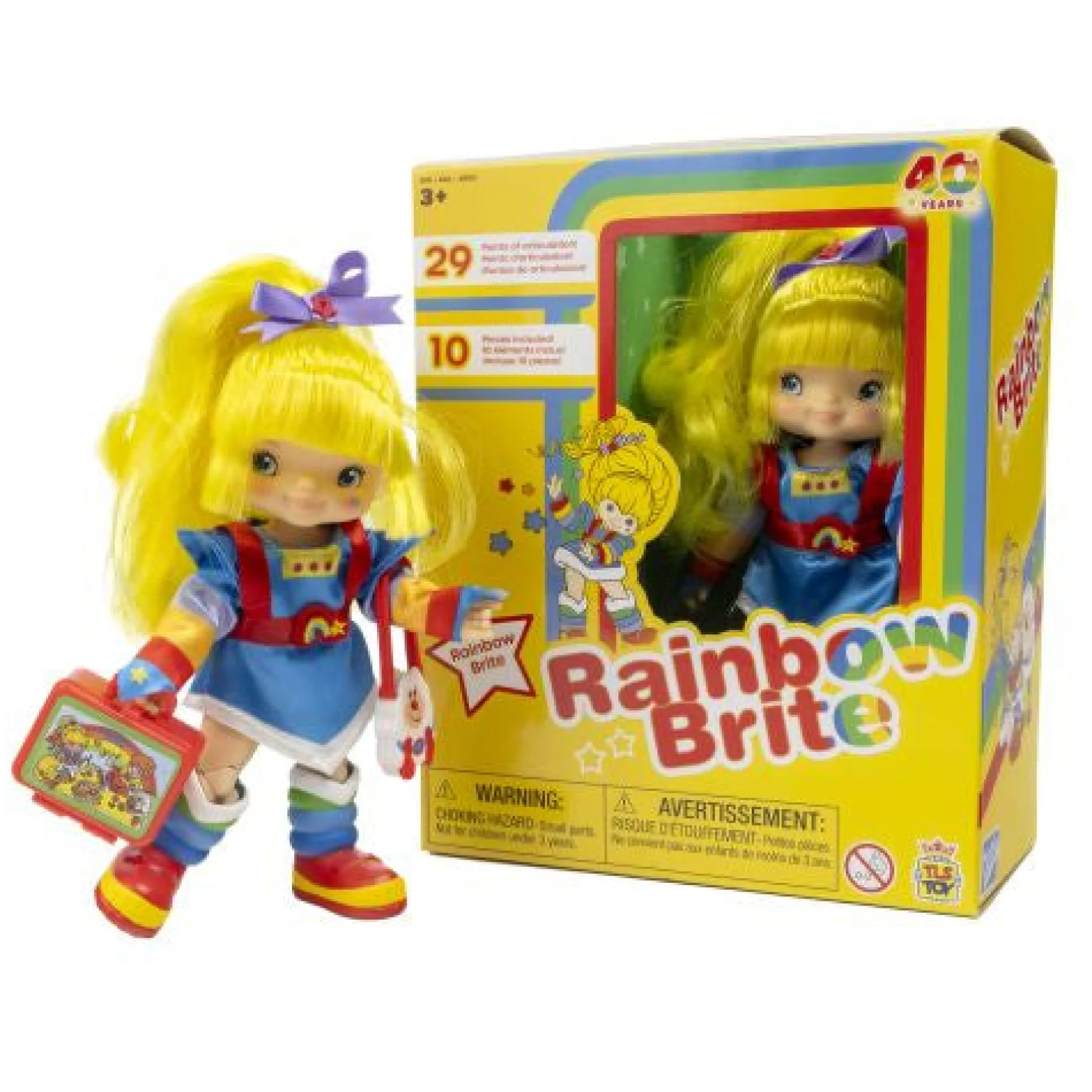 Rainbow Brite 5.5in Fashion Doll with Accessories - Threaded Hair