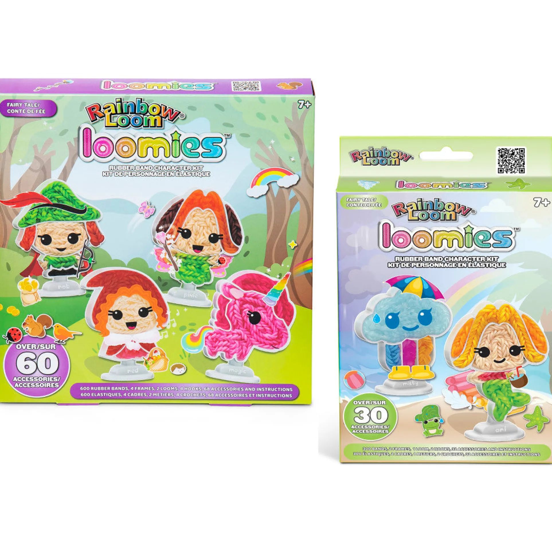 Rainbow Loom Fairy Tale Loomies Figurine Crafting Kit - 2 Pack Bundle