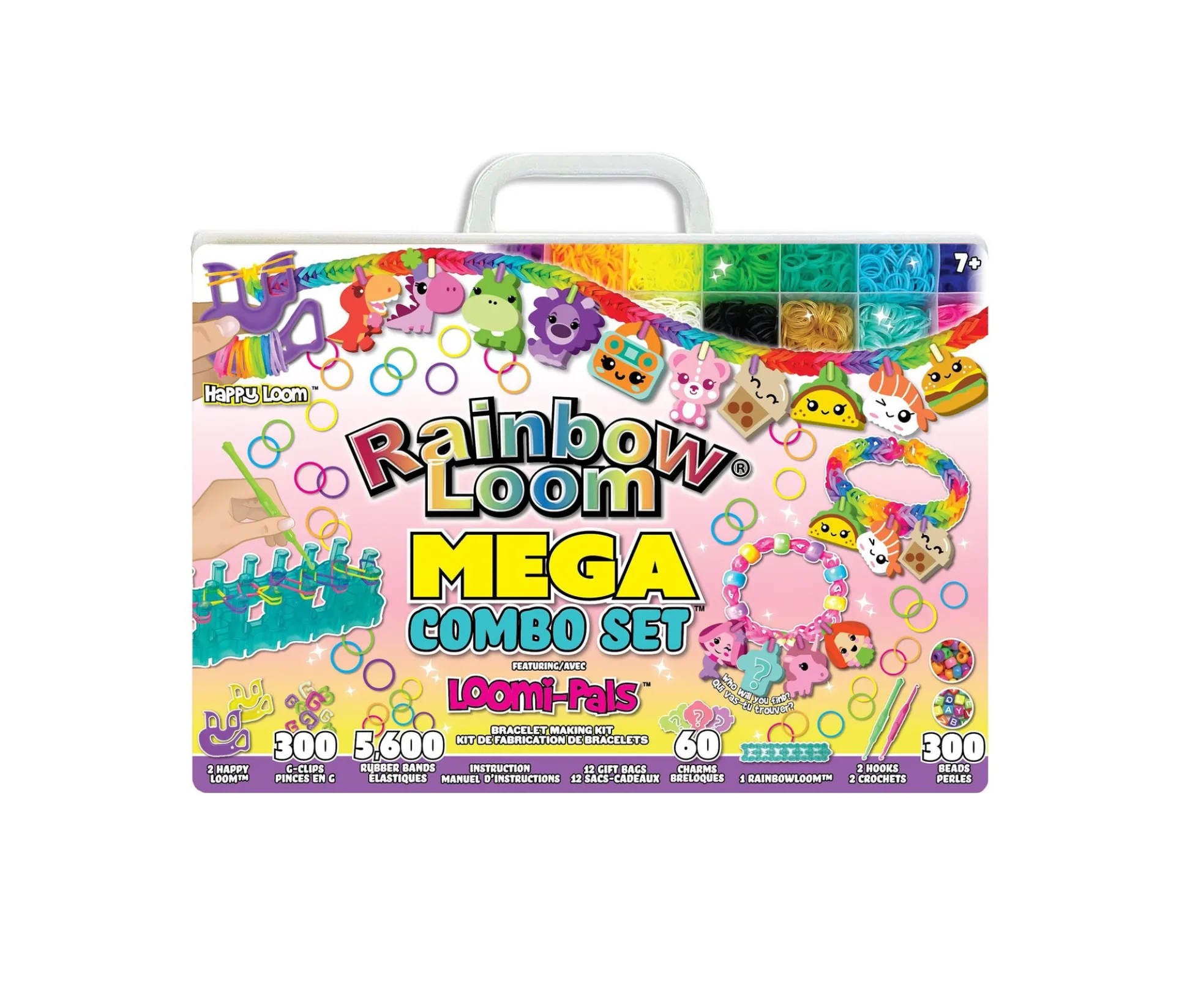 Rainbow Loom Mega Combo Set - Loomipal 5664-Piece Bracelet Making Kit
