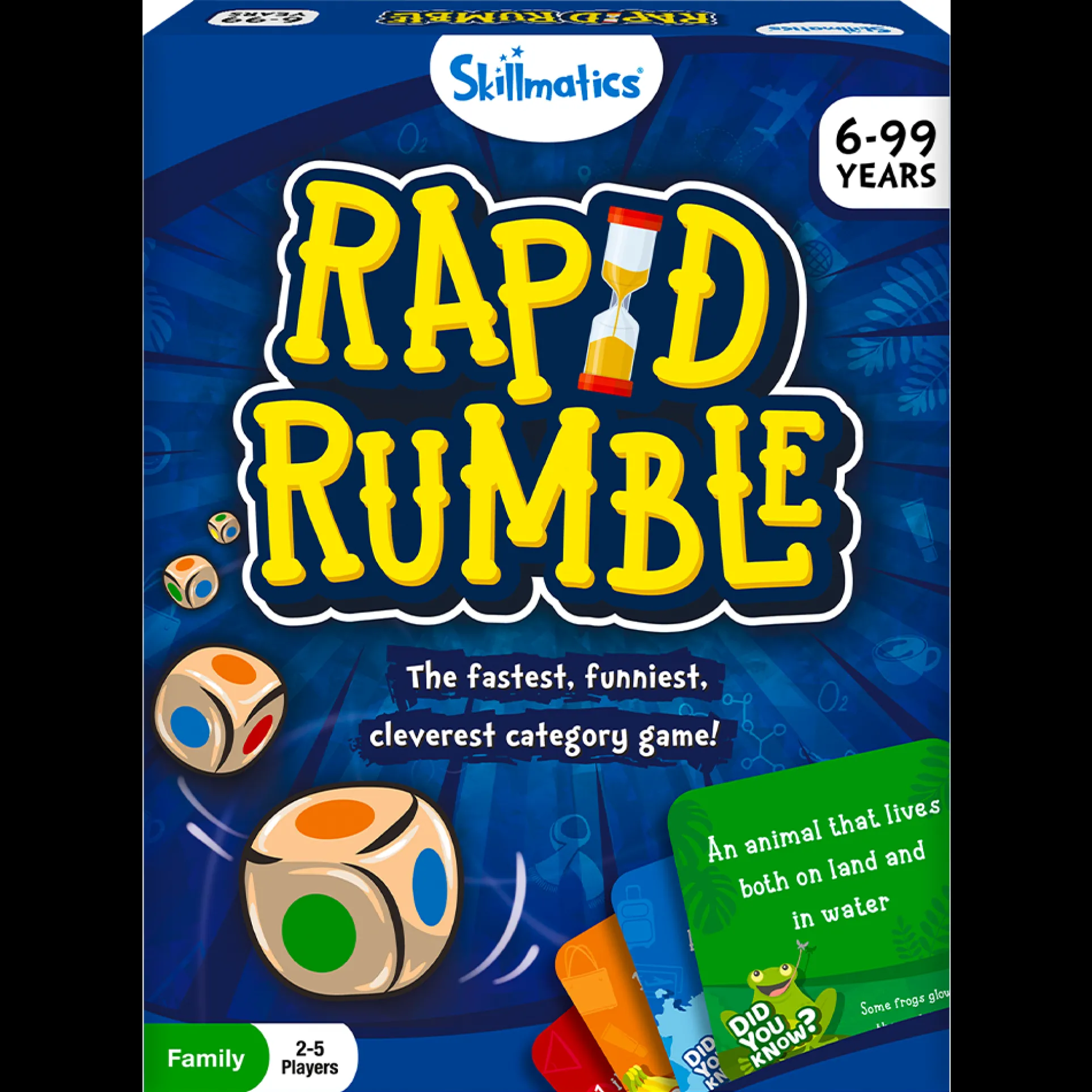 Rapid Rumble Family Category Card Game