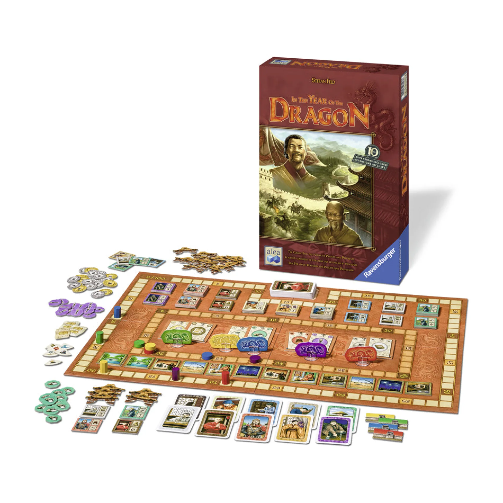 Ravensburger In the Year of the Dragon 10th Anniversary Board Game