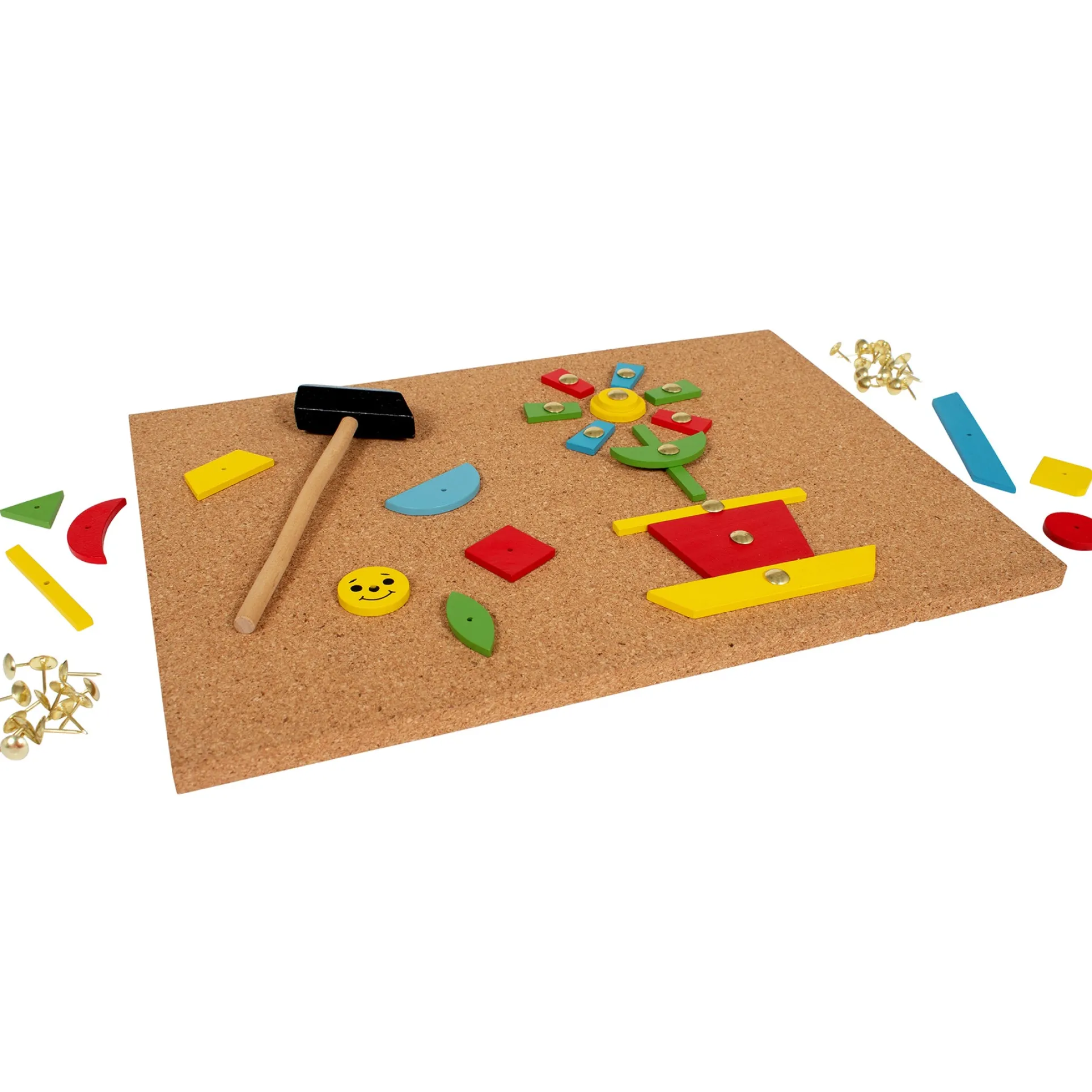 READY 2 LEARN Creative Hammer & Tack Design Set - Multicolor