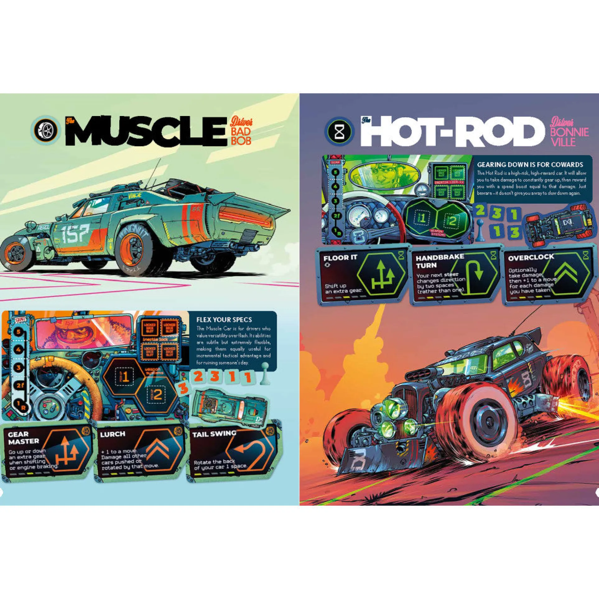 Rebellion Unplugged: Joyride - Car Combat Thrills Board Game