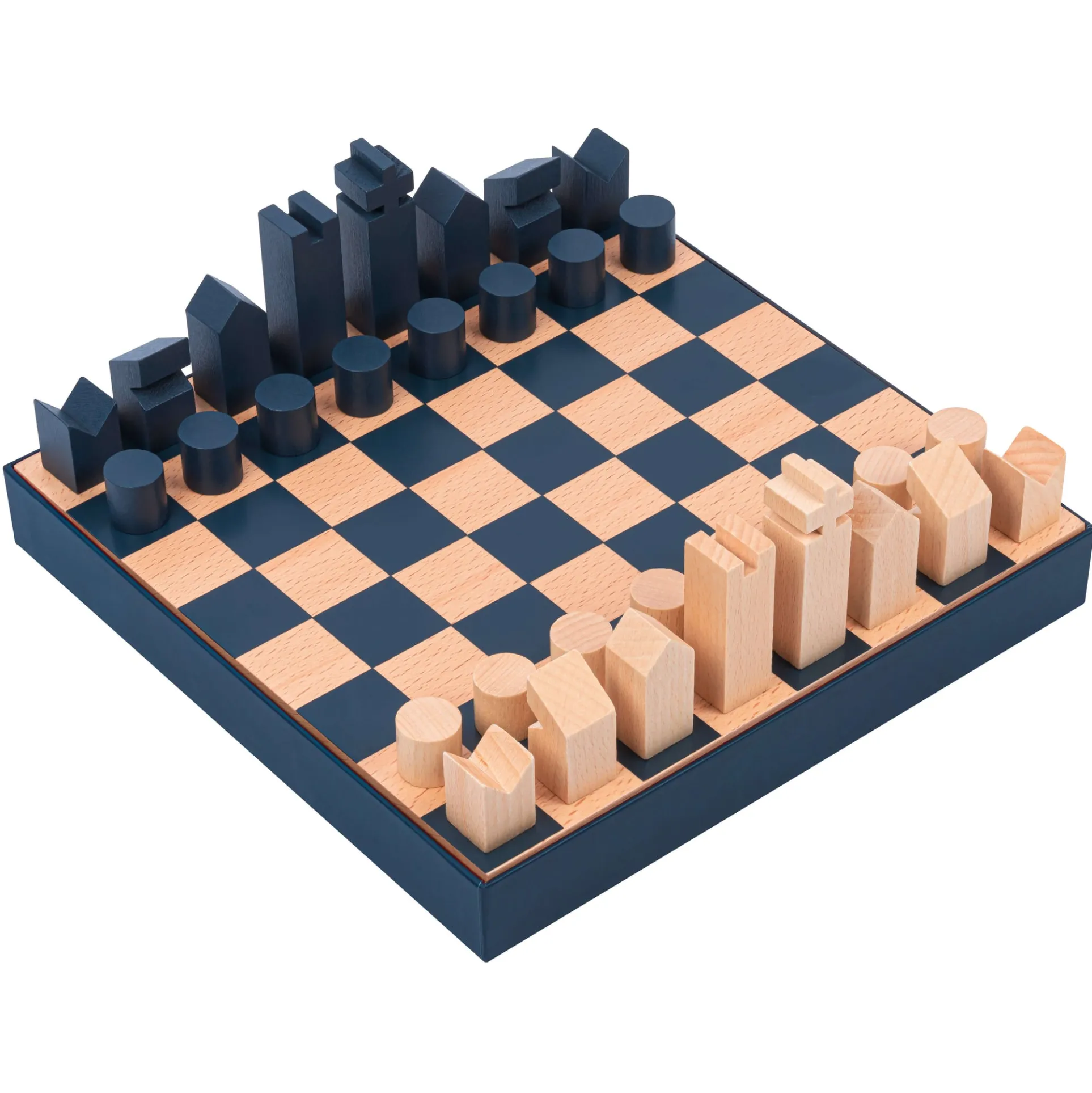 Regal Games Deluxe Wooden Chess Set with Inlaid Walnut Board