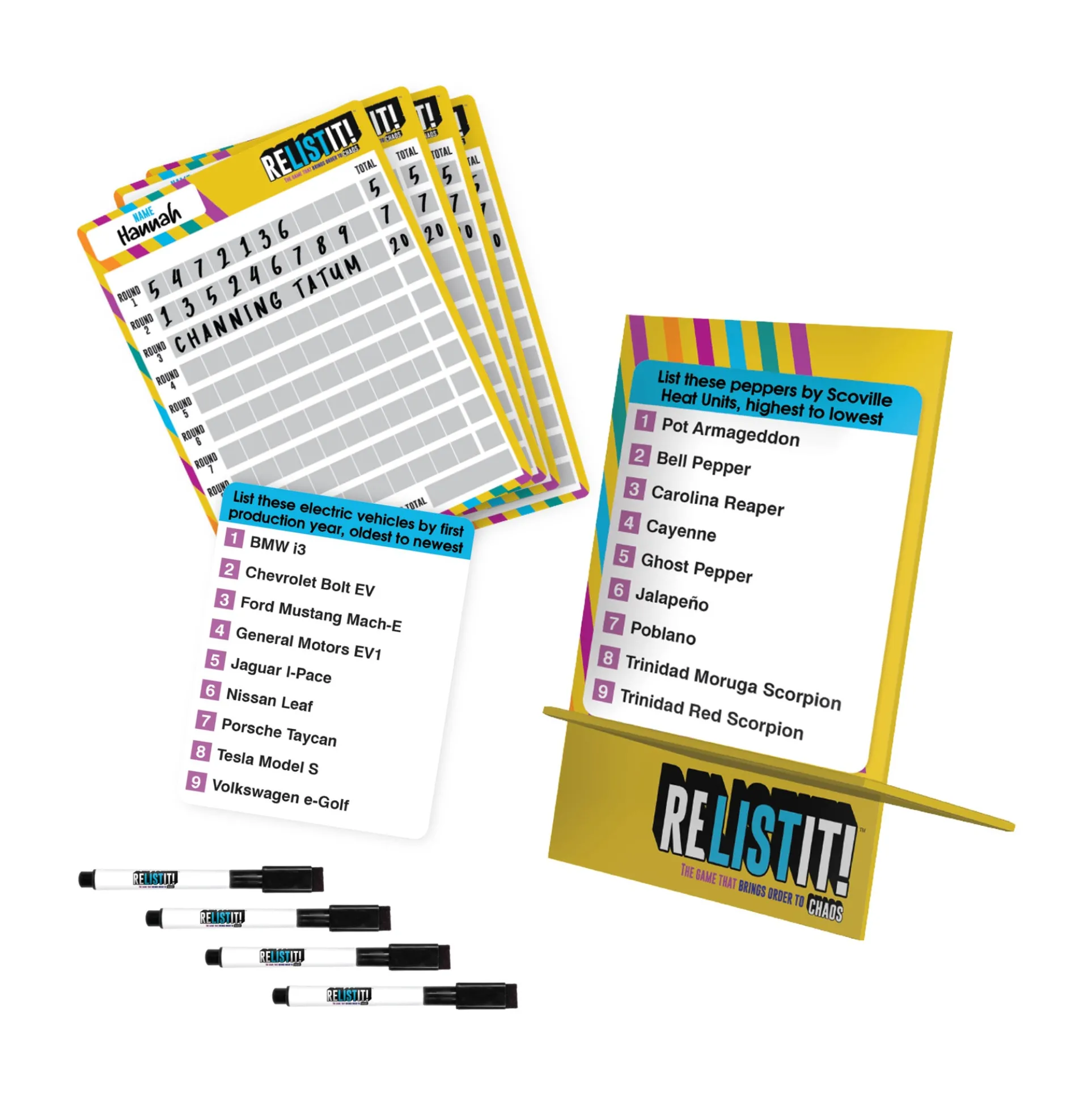 Relist It! Order vs. Chaos Strategy Board Game