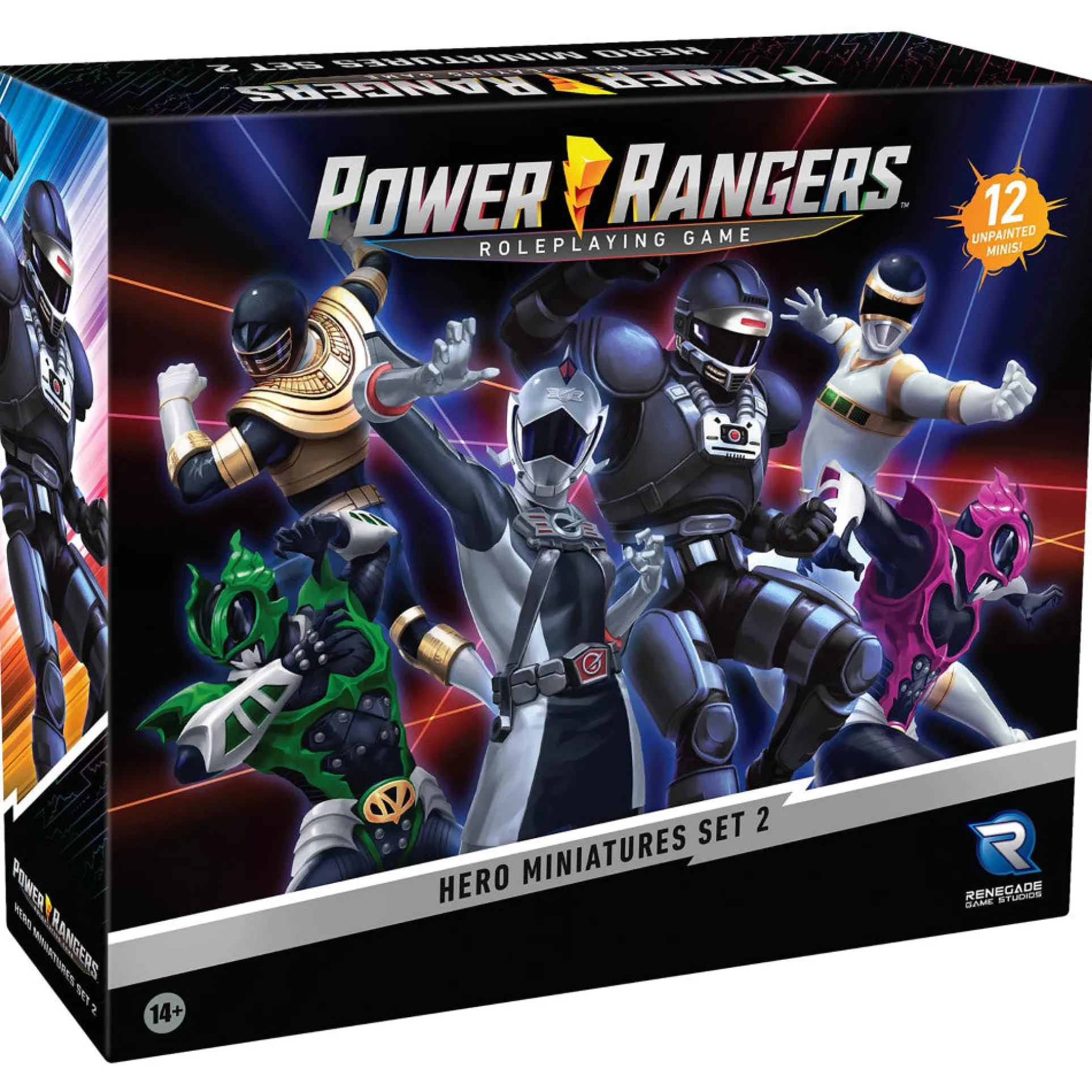 Renegade Games Power Rangers RPG Hero Miniatures Set 2, 28mm Scale