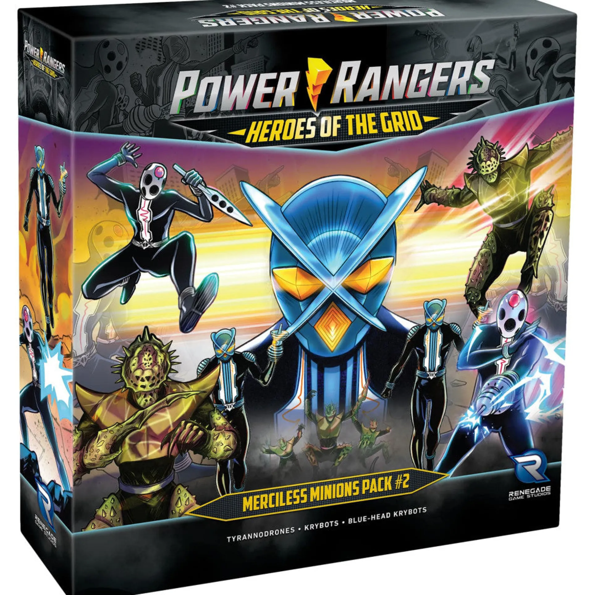 Renegade Games Power Rangers Heroes of the Grid: Merciless Minions Pack 2 Expansion Set
