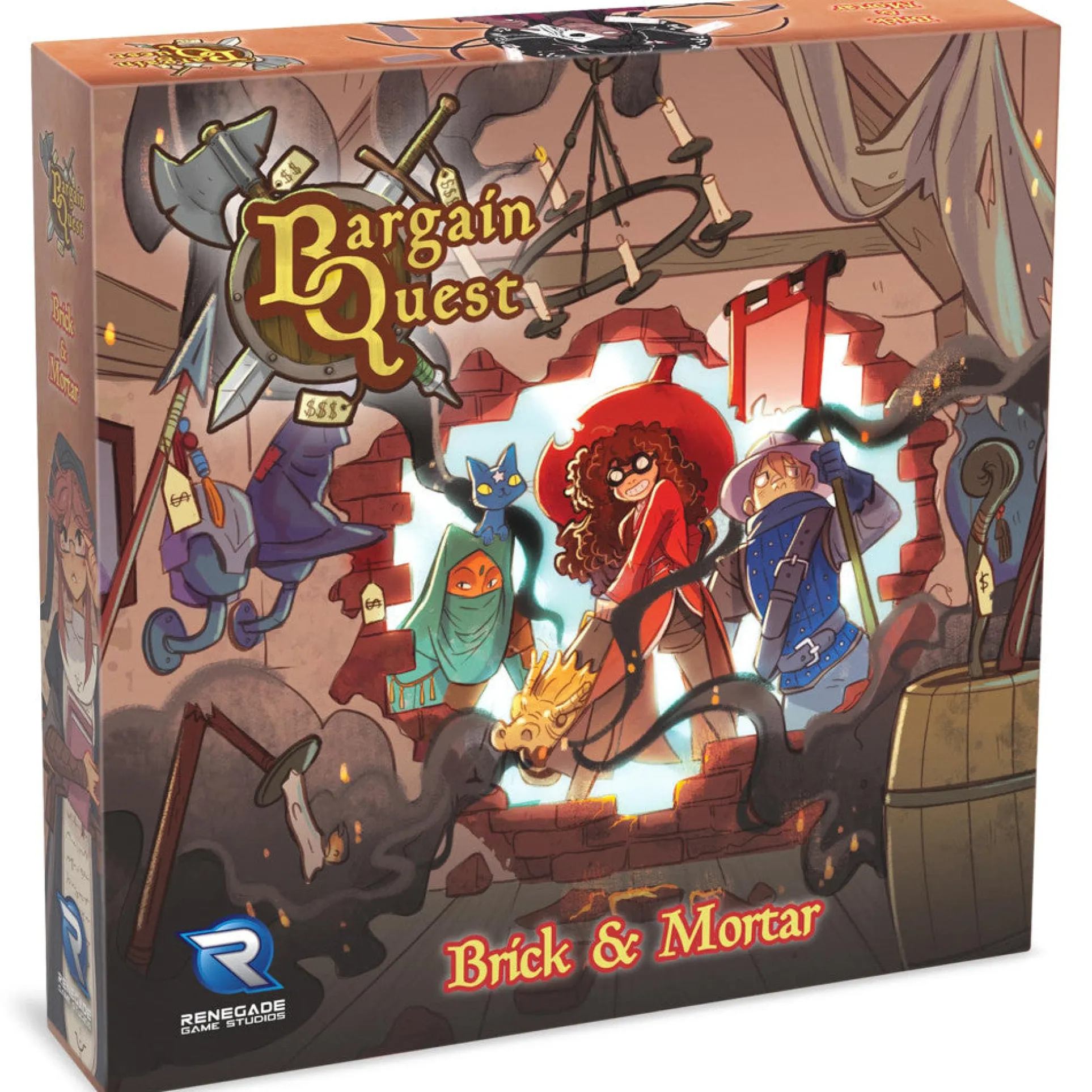 Renegade Games Studios Bargain Quest: Brick & Mortar Expansion Board Game