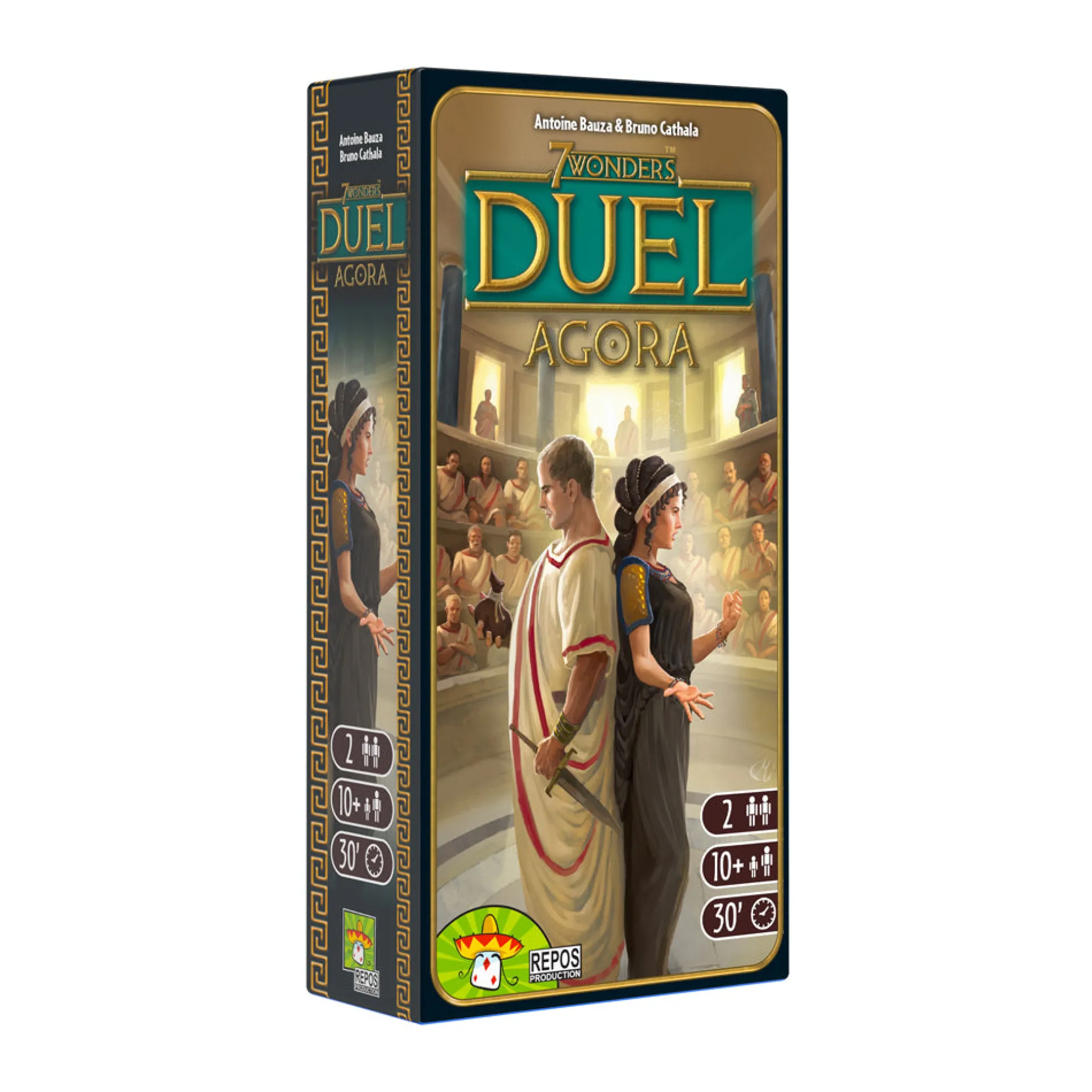 Repos Production 7 Wonders Duel: Agora Expansion Strategy Board Game