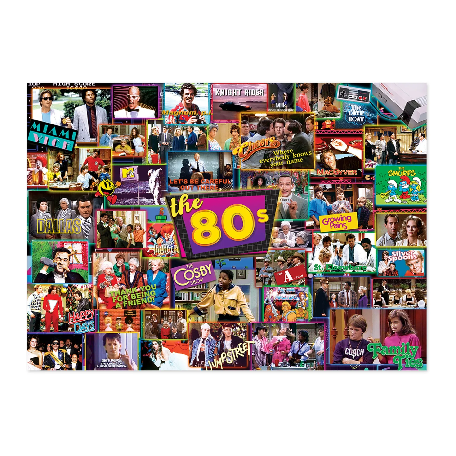 Retro TV Hits Jigsaw Puzzle - 1000 pc