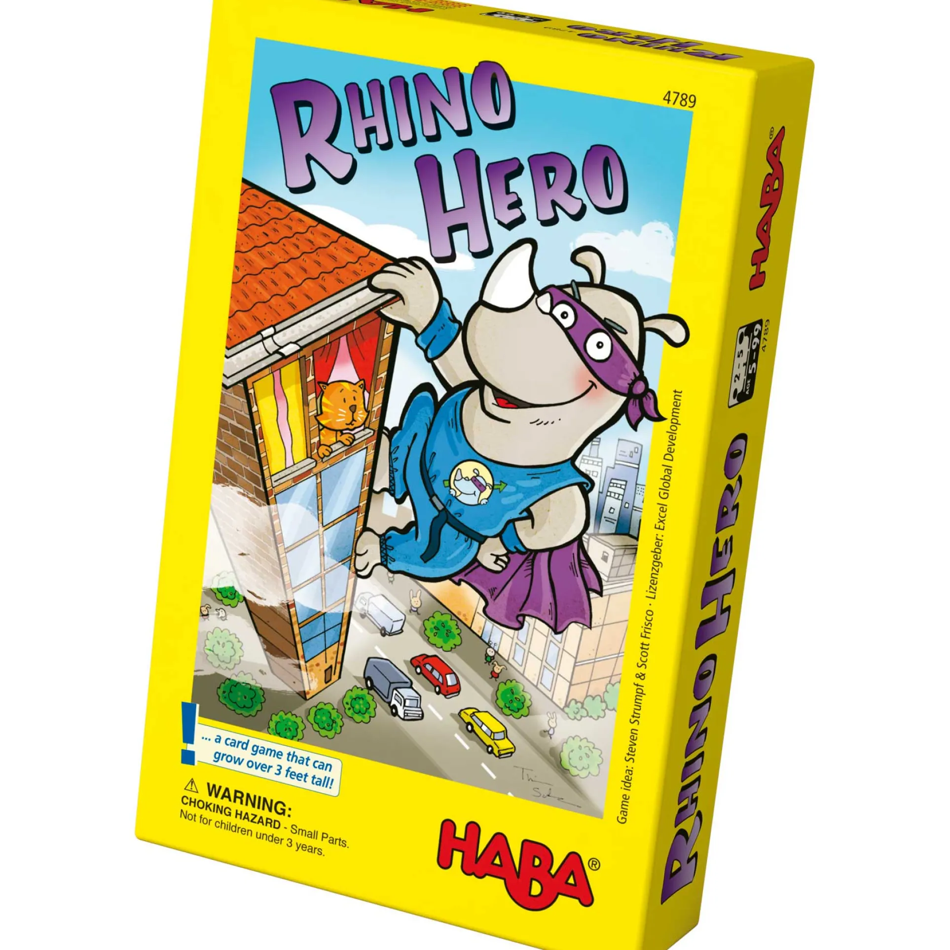 Rhino Hero Super Battle 3D Stacking Card Game