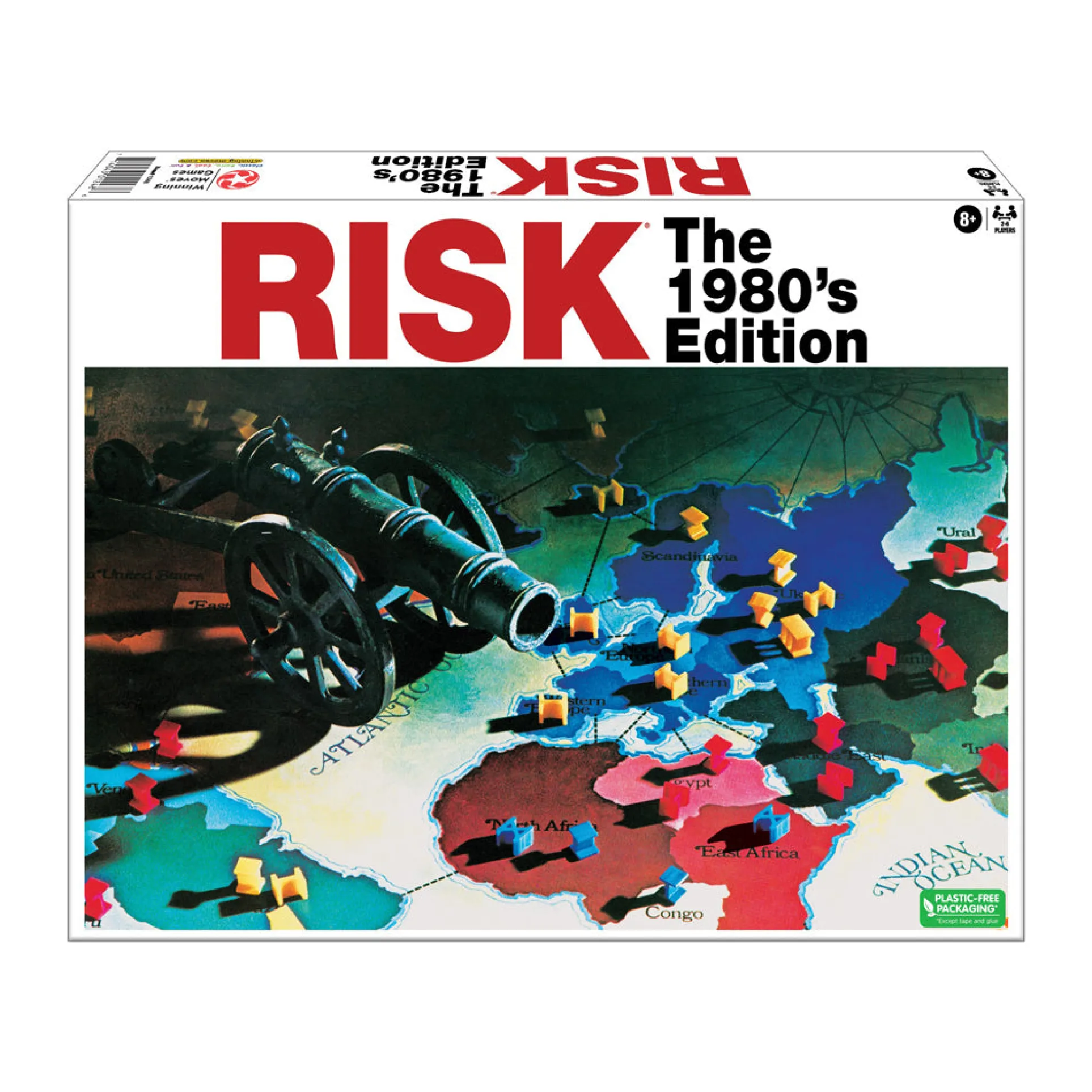 Risk 1980's Edition Classic Strategy Board Game