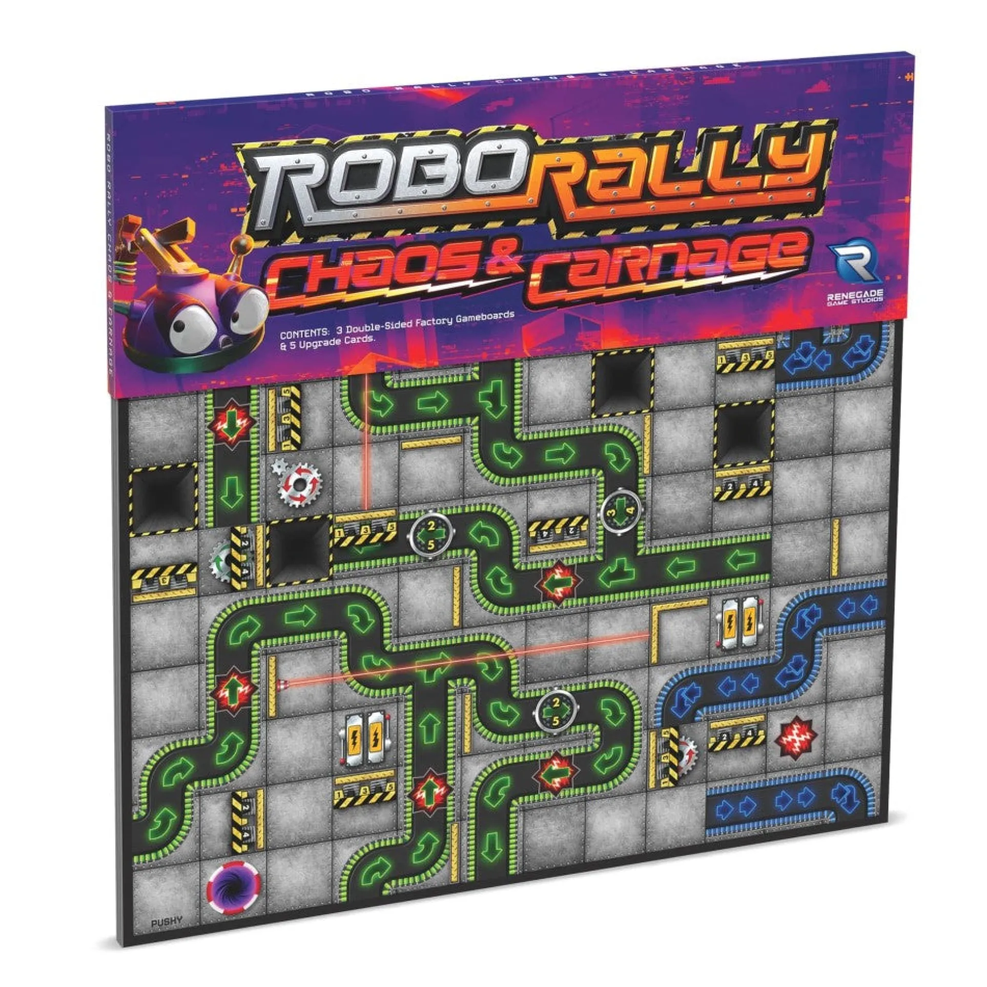 Robo Rally: Chaos & Carnage Expansion Board Game by Renegade Games Studios
