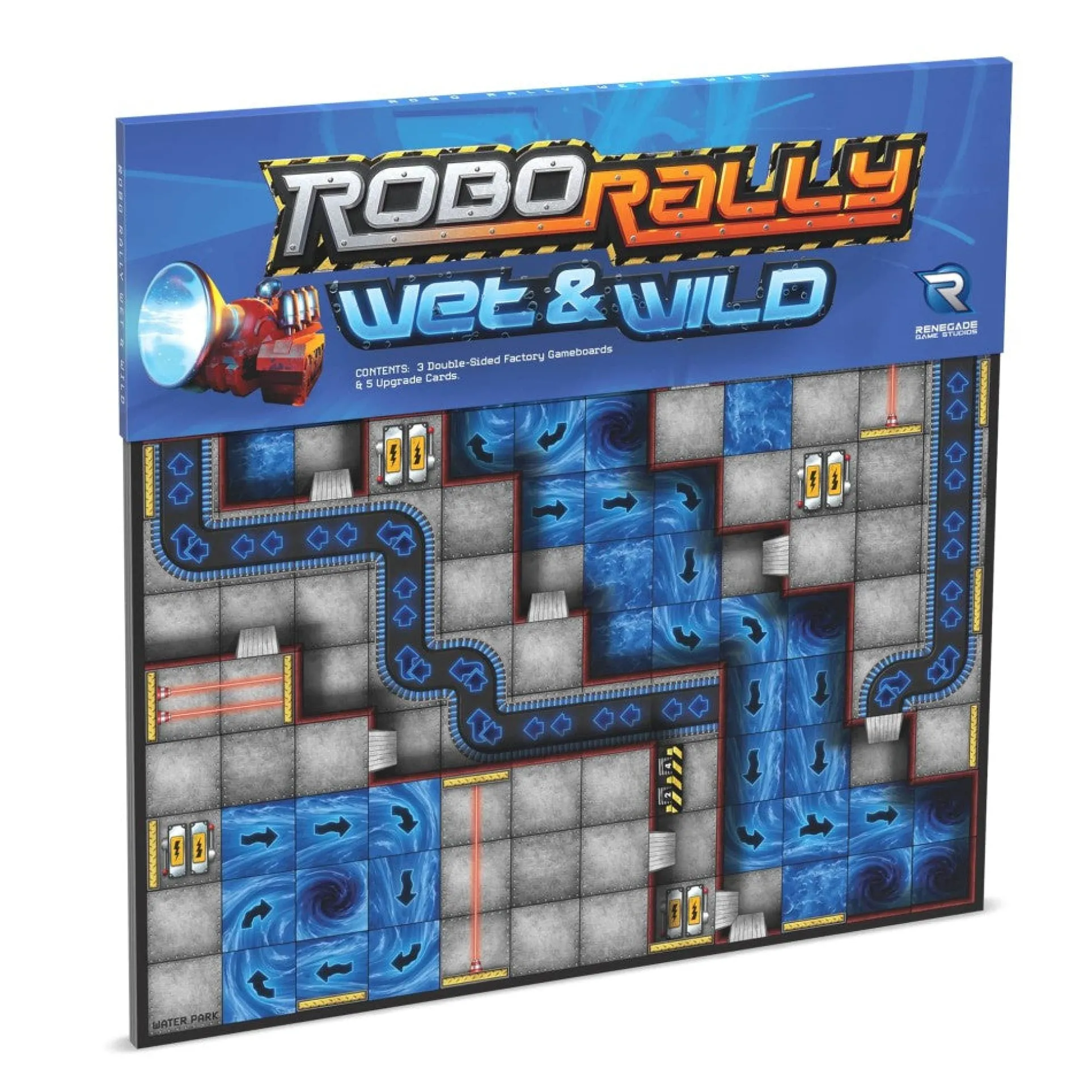 Robo Rally: Wet & Wild Expansion Board Game by Renegade Games Studios