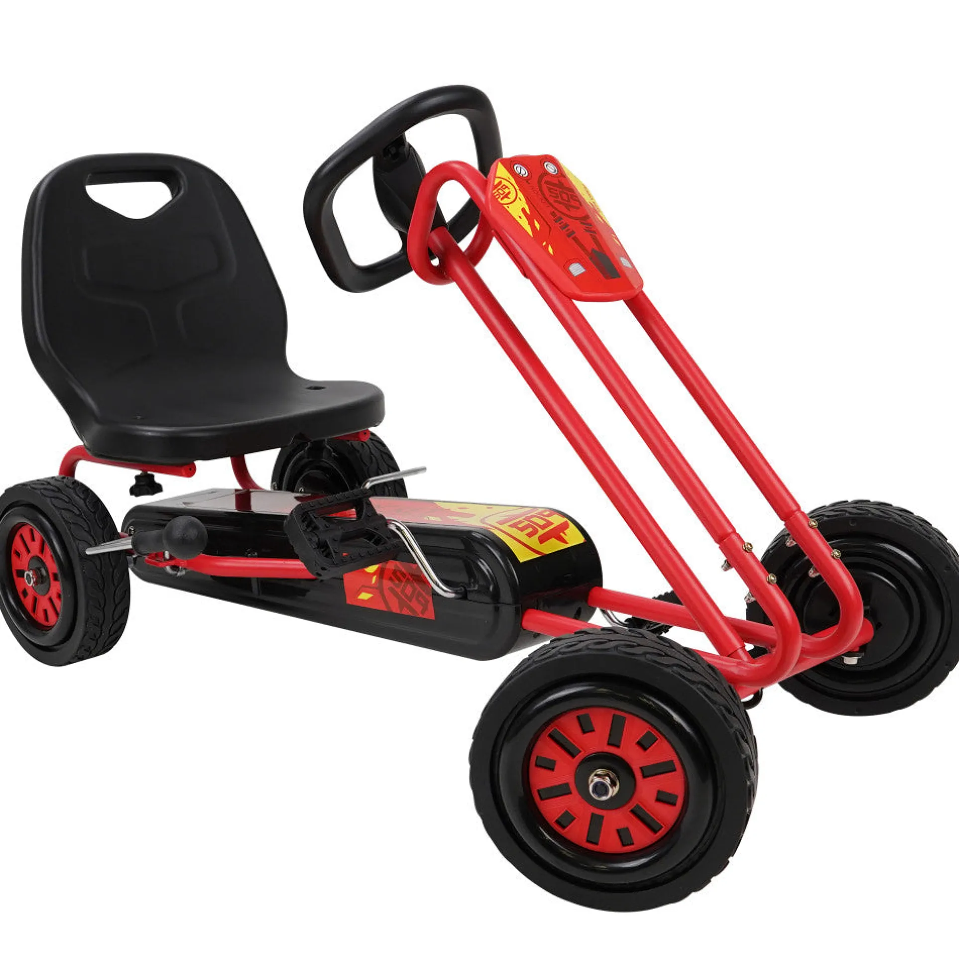 Rocket Pedal Go Kart - High Performance Ride-On Toy for Kids - Red