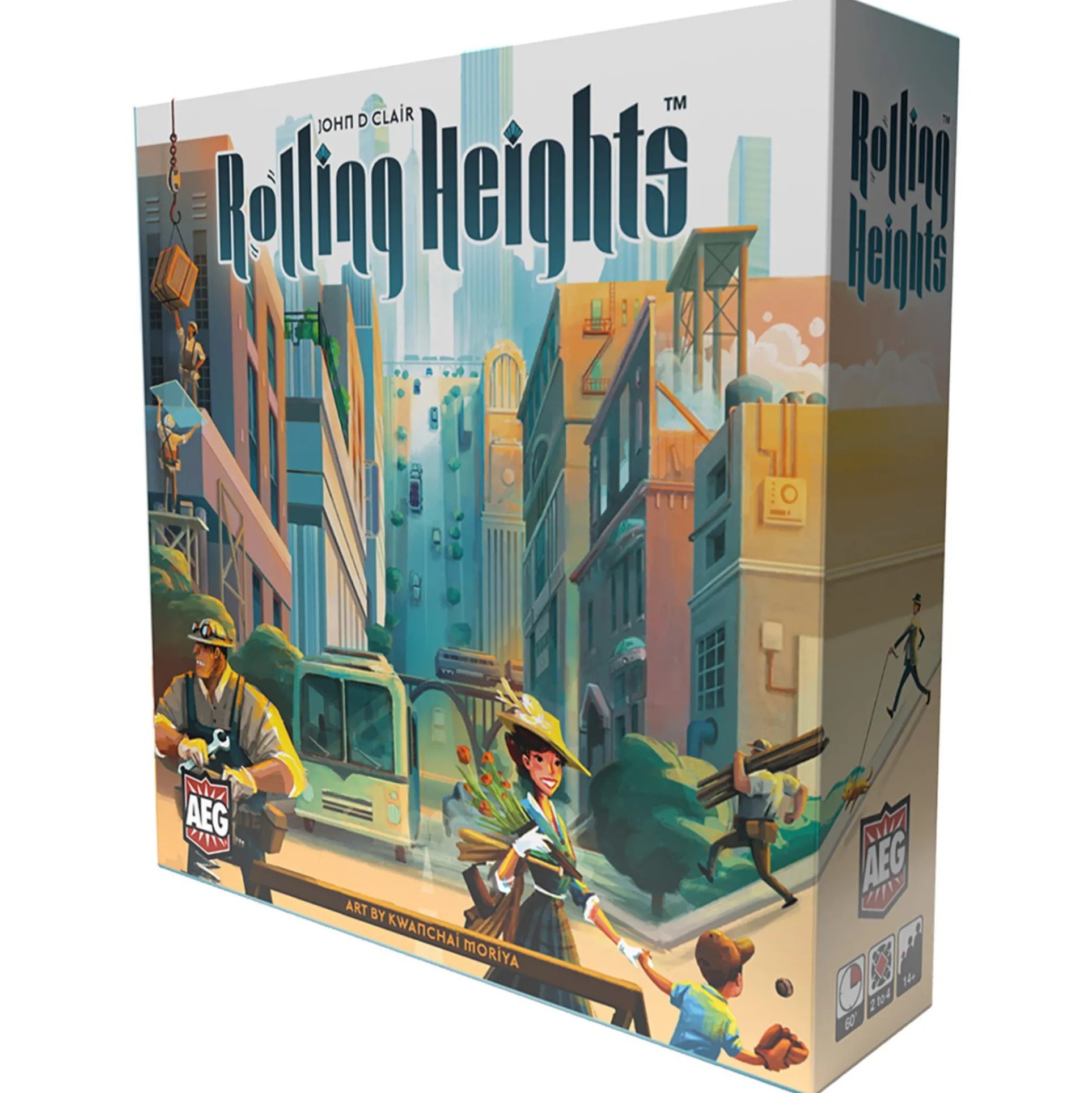 Rolling Heights City Building Strategy Board Game by Alderac Entertainment Group
