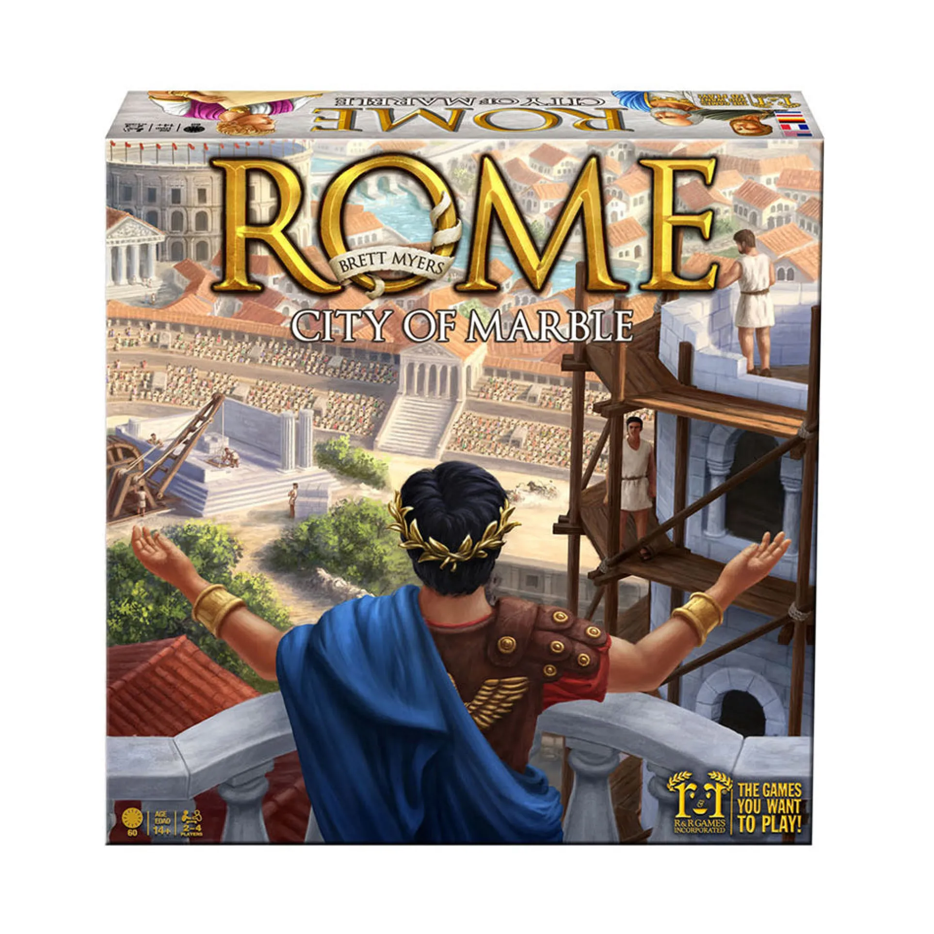 Rome: City of Marble Strategy Board Game for 2-4 Players