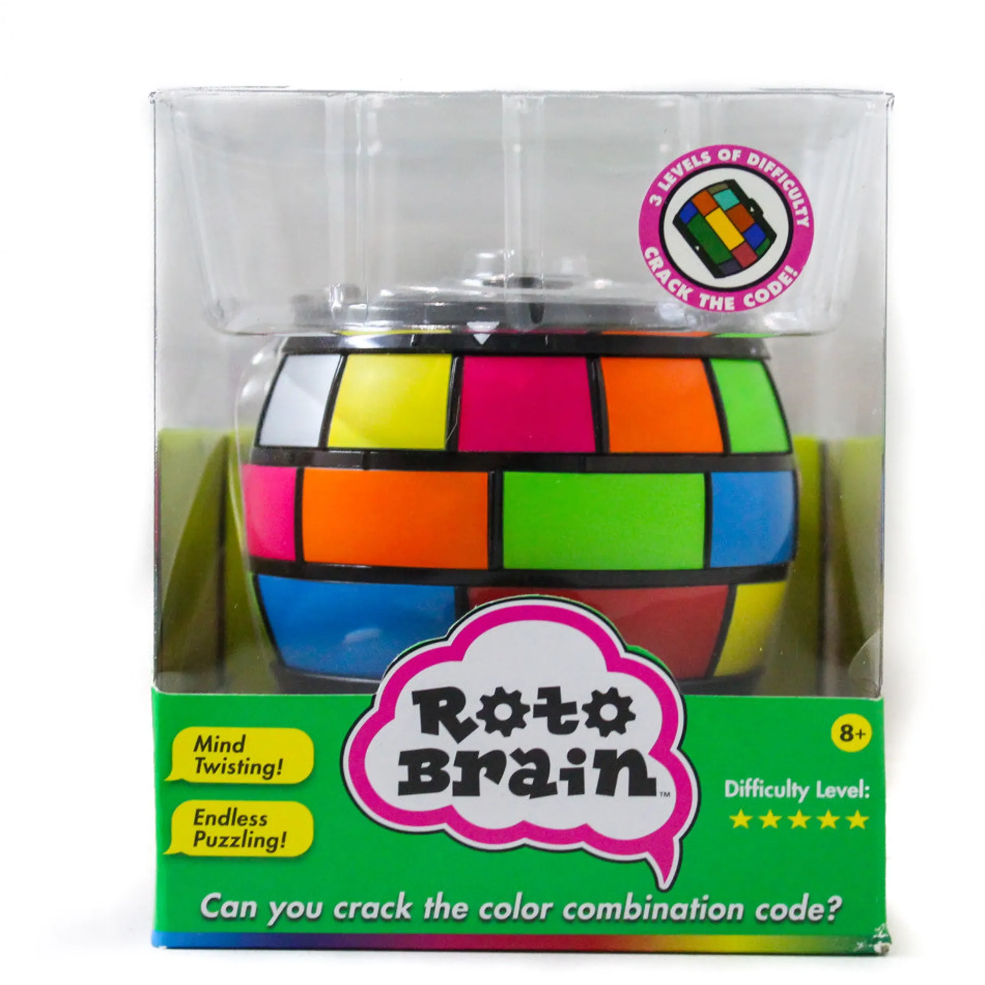 Roto Brain 3D Puzzle Sphere - Interactive Memory Booster Puzzle for All Ages