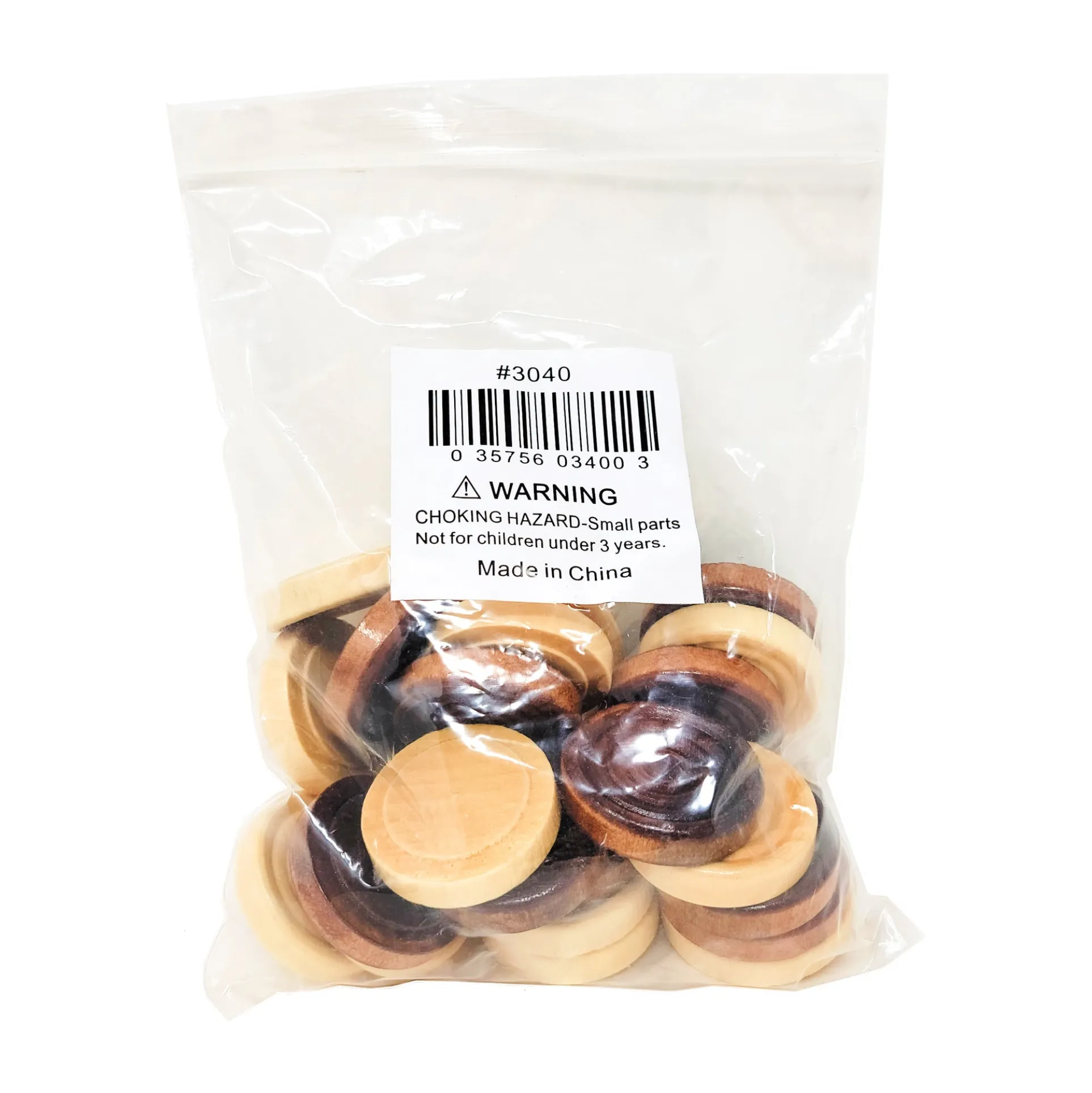 Royal Rumble 24-Set Stackable Wood Grooved Checkers, 1.5 Inch