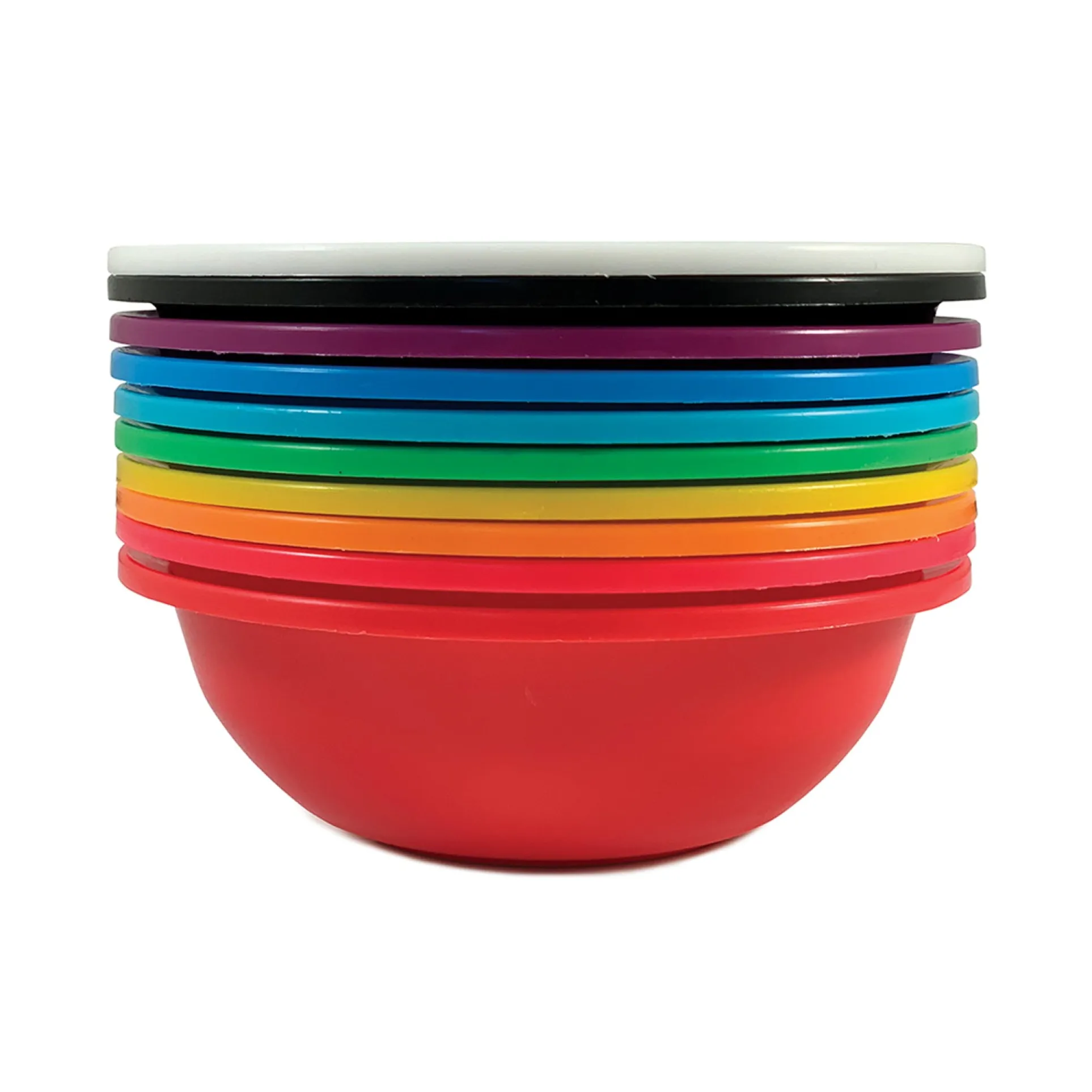 Roylco Bright Color Mixing Bowls for Crafts and Arts, Pack of 10