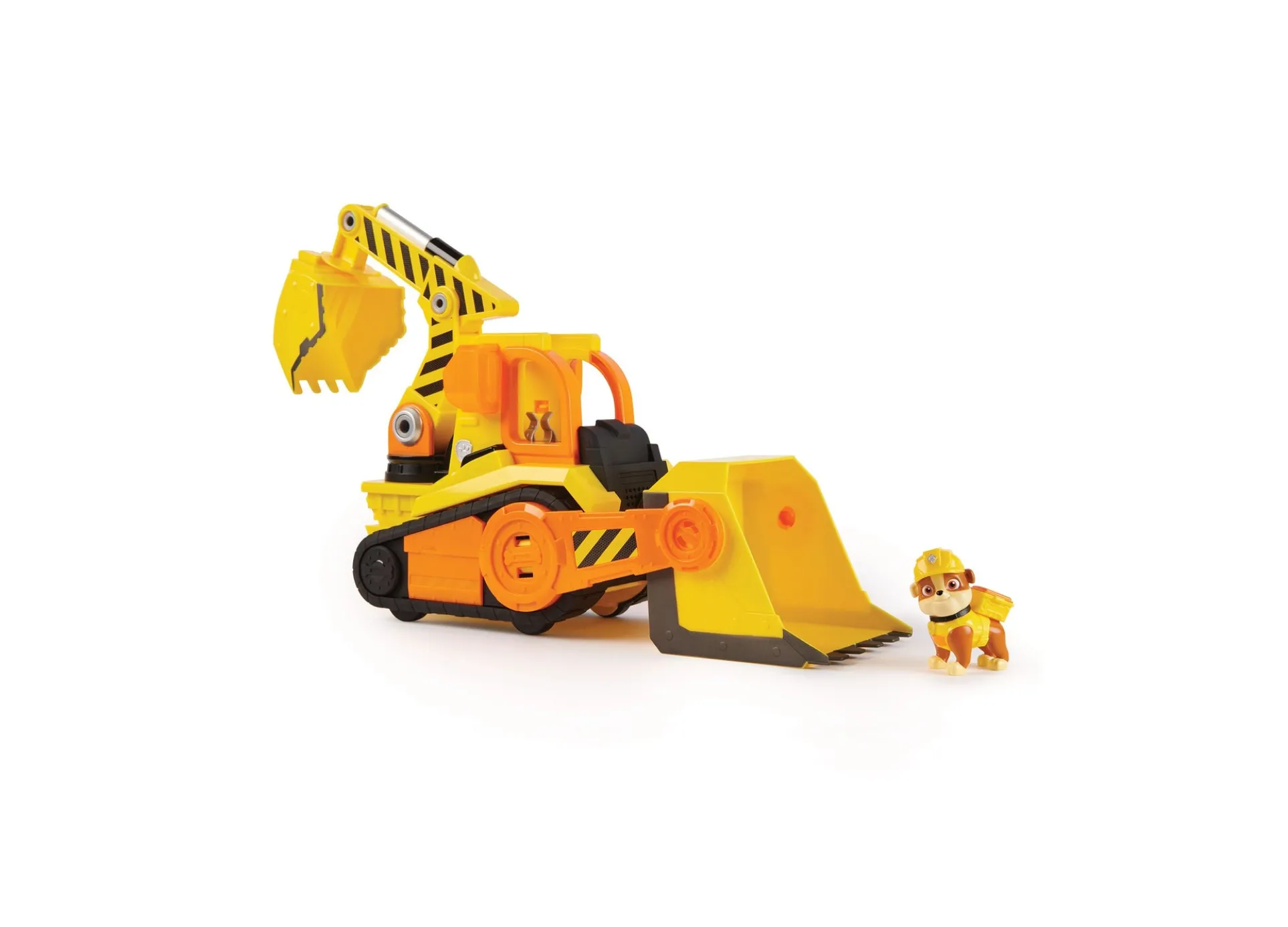 Rubble & Crew Deluxe Bulldozer with Lights and Sounds, Featuring PAW Patrol's Rubble