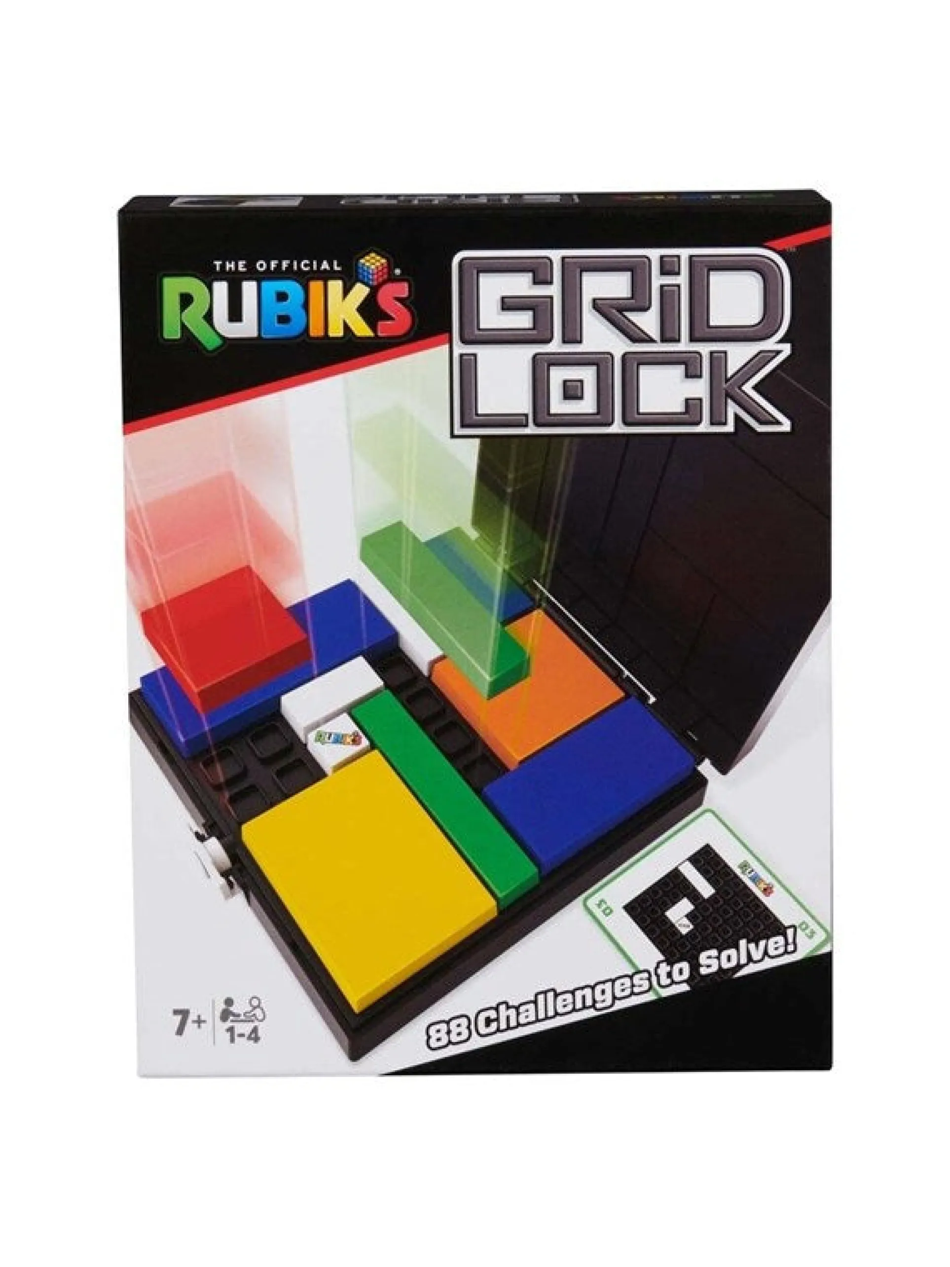 Rubik's Cube Gridlock Colorful Puzzle Challenge Game