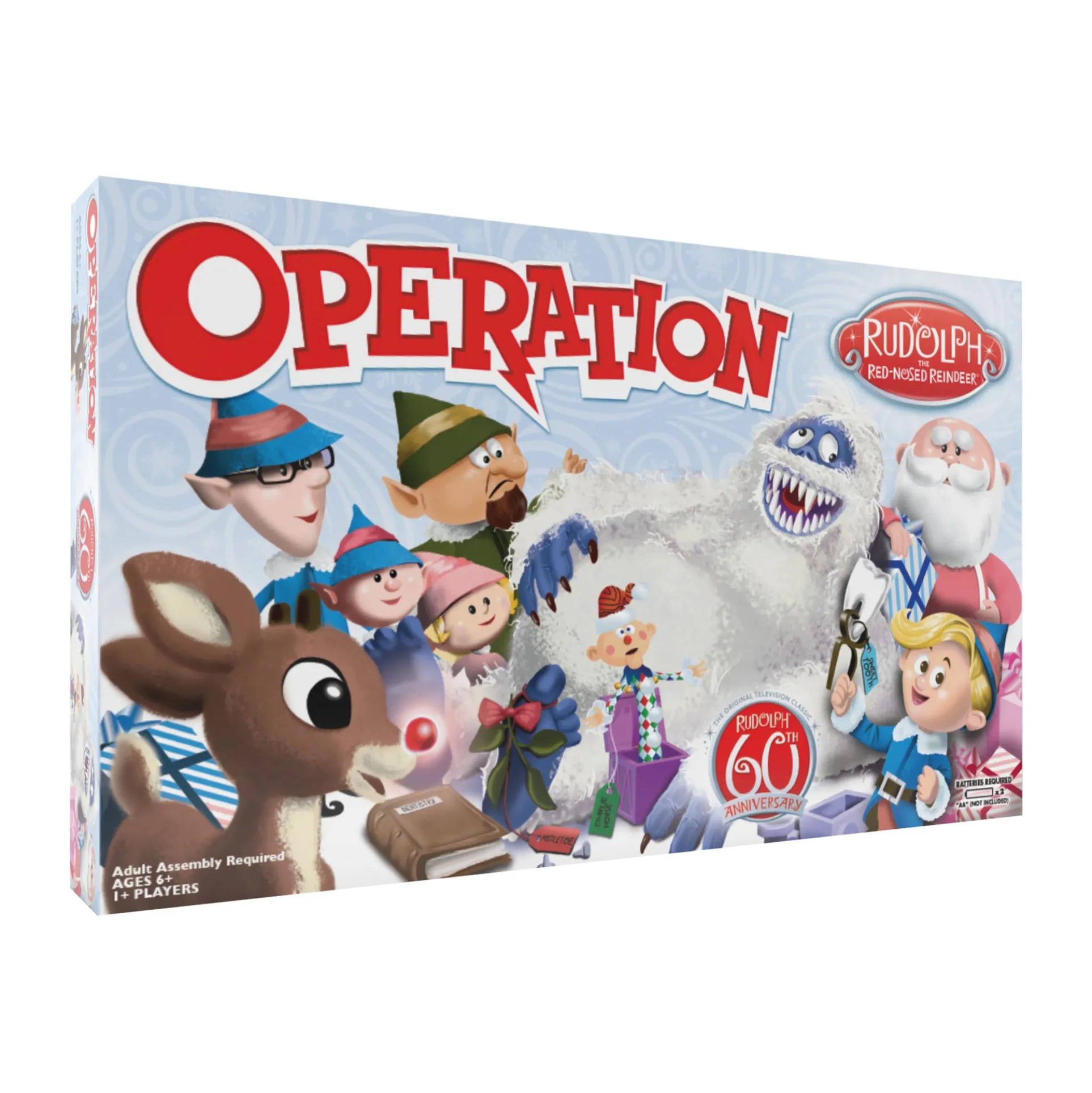 Rudolph the Red-Nosed Reindeer Operation 60th Anniversary Board Game
